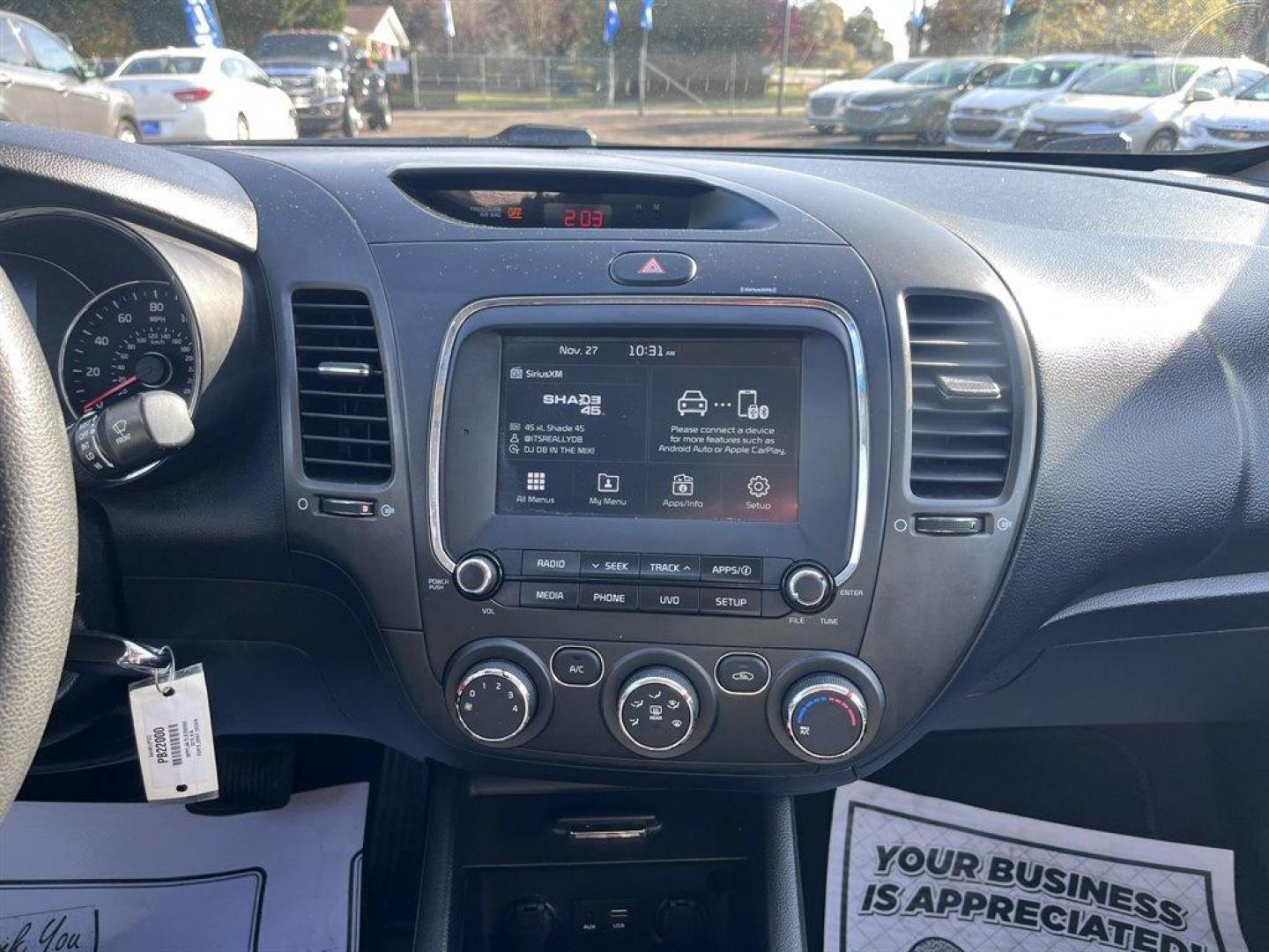 2018 Grey /Grey Kia Forte (3KPFL4A72JE) with an 2.0l I-4 MPI Dohc 2.0l engine, Automatic transmission, located at 745 East Steele Rd., West Columbia, SC, 29170, (803) 755-9148, 33.927212, -81.148483 - Special Internet Price! 2018 Kia Forte with AM/FM radio, Bluetooth, Backup camera, Manual air conditioning, Cruise control, Cloth interior, Powered door locks, Powered windows, Plus more! - Photo#14