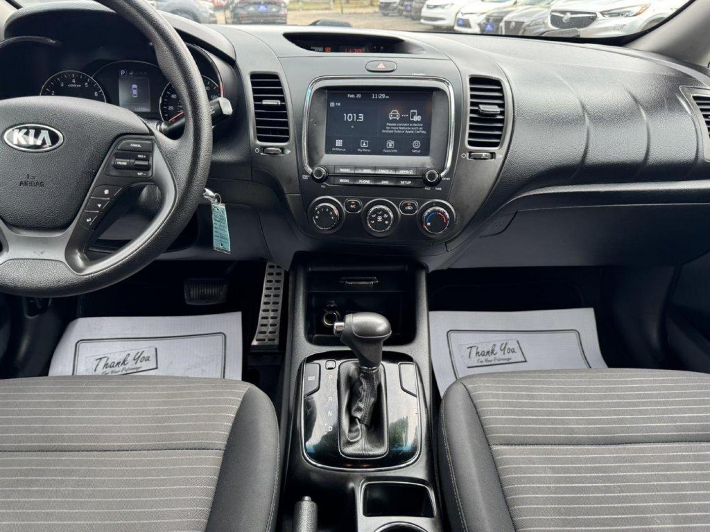 2018 Grey /Grey Kia Forte (3KPFL4A72JE) with an 2.0l I-4 MPI Dohc 2.0l engine, Automatic transmission, located at 745 East Steele Rd., West Columbia, SC, 29170, (803) 755-9148, 33.927212, -81.148483 - Photo#11