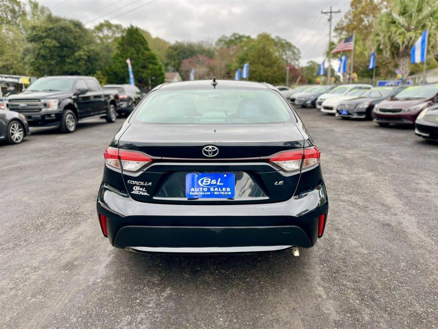 2020 Black /Grey Toyota Corolla (JTDEPRAE9LJ) with an 1.8l I-4 MPI Dohc 1.8l engine, Automatic transmission, located at 745 East Steele Rd., West Columbia, SC, 29170, (803) 755-9148, 33.927212, -81.148483 - Special Internet Price! 2020 Toyota Corolla with AM/FM radio, Bluetooth, Backup camera, Manual air conditioning, Keyless entry, Cloth interior, Powered windows, Powered door locks, Plus more! - Photo#3