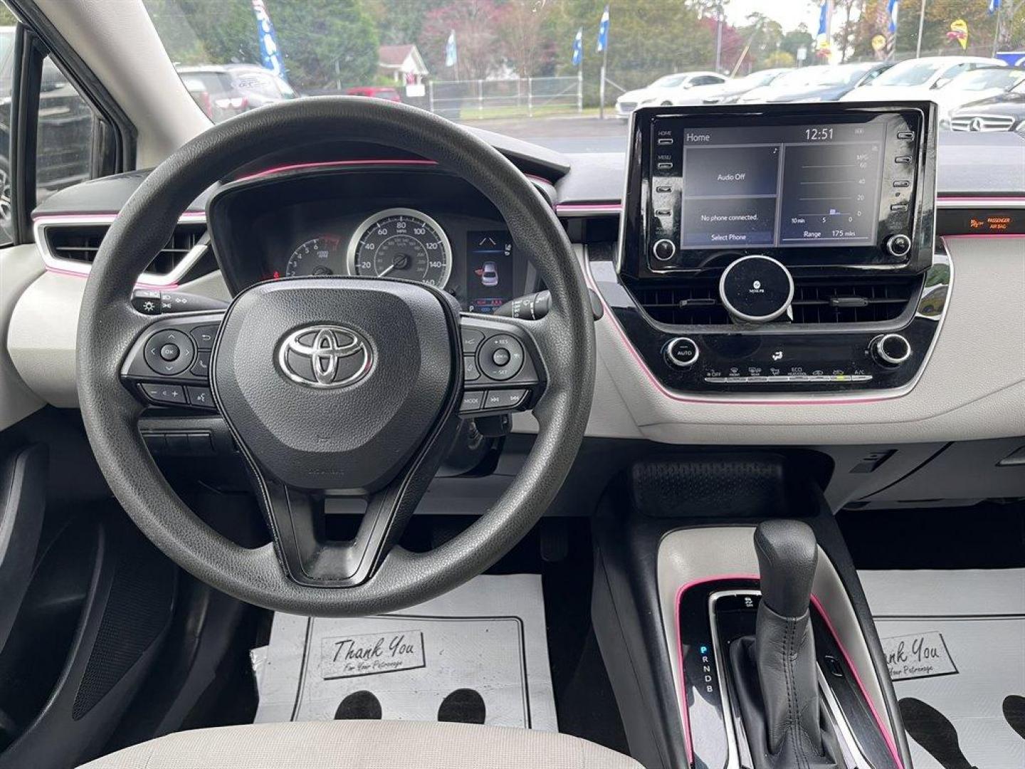 2020 Black /Grey Toyota Corolla (JTDEPRAE9LJ) with an 1.8l I-4 MPI Dohc 1.8l engine, Automatic transmission, located at 745 East Steele Rd., West Columbia, SC, 29170, (803) 755-9148, 33.927212, -81.148483 - Special Internet Price! 2020 Toyota Corolla with AM/FM radio, Bluetooth, Backup camera, Manual air conditioning, Keyless entry, Cloth interior, Powered windows, Powered door locks, Plus more! - Photo#8