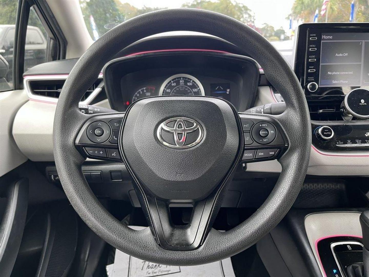 2020 Black /Grey Toyota Corolla (JTDEPRAE9LJ) with an 1.8l I-4 MPI Dohc 1.8l engine, Automatic transmission, located at 745 East Steele Rd., West Columbia, SC, 29170, (803) 755-9148, 33.927212, -81.148483 - Special Internet Price! 2020 Toyota Corolla with AM/FM radio, Bluetooth, Backup camera, Manual air conditioning, Keyless entry, Cloth interior, Powered windows, Powered door locks, Plus more! - Photo#9