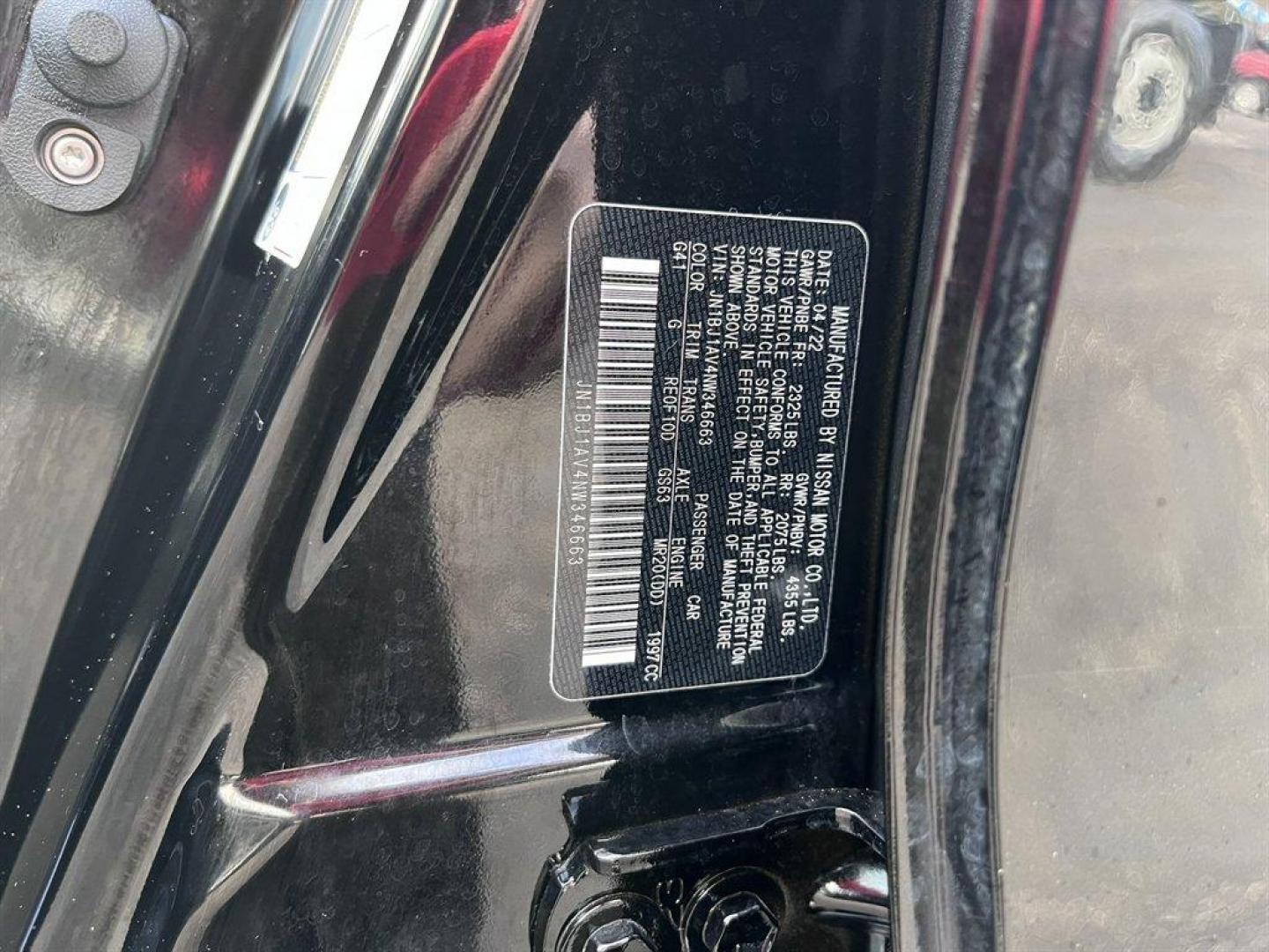 2022 Black /Black Nissan Rogue Sport (JN1BJ1AV4NW) with an 2.0l I-4 DI Dohc 2.0l engine, Automatic transmission, located at 745 East Steele Rd., West Columbia, SC, 29170, (803) 755-9148, 33.927212, -81.148483 - Special Internet Price! 2022 Nissan Rogue Sport with AM/FM radio, Cruise control, Backup camera, Bluetooth, Keyless entry, Cloth interior, Powered door locks, Powered windows, Plus more! - Photo#35