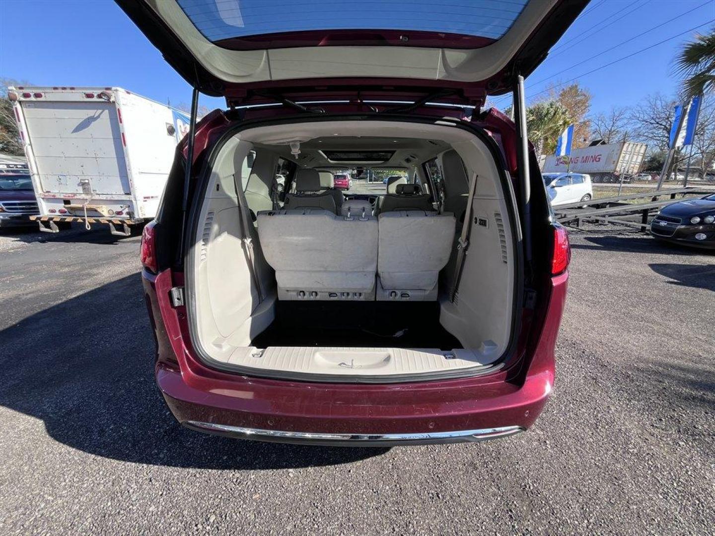 2020 Burgundy /Taupe Chrysler Pacifica (2C4RC1GG4LR) with an 3.6l V6 MPI Dohc 3.6l engine, Automatic transmission, located at 745 East Steele Rd., West Columbia, SC, 29170, (803) 755-9148, 33.927212, -81.148483 - Special Internet Price! 2020 Chrysler Pacifica - Photo#41