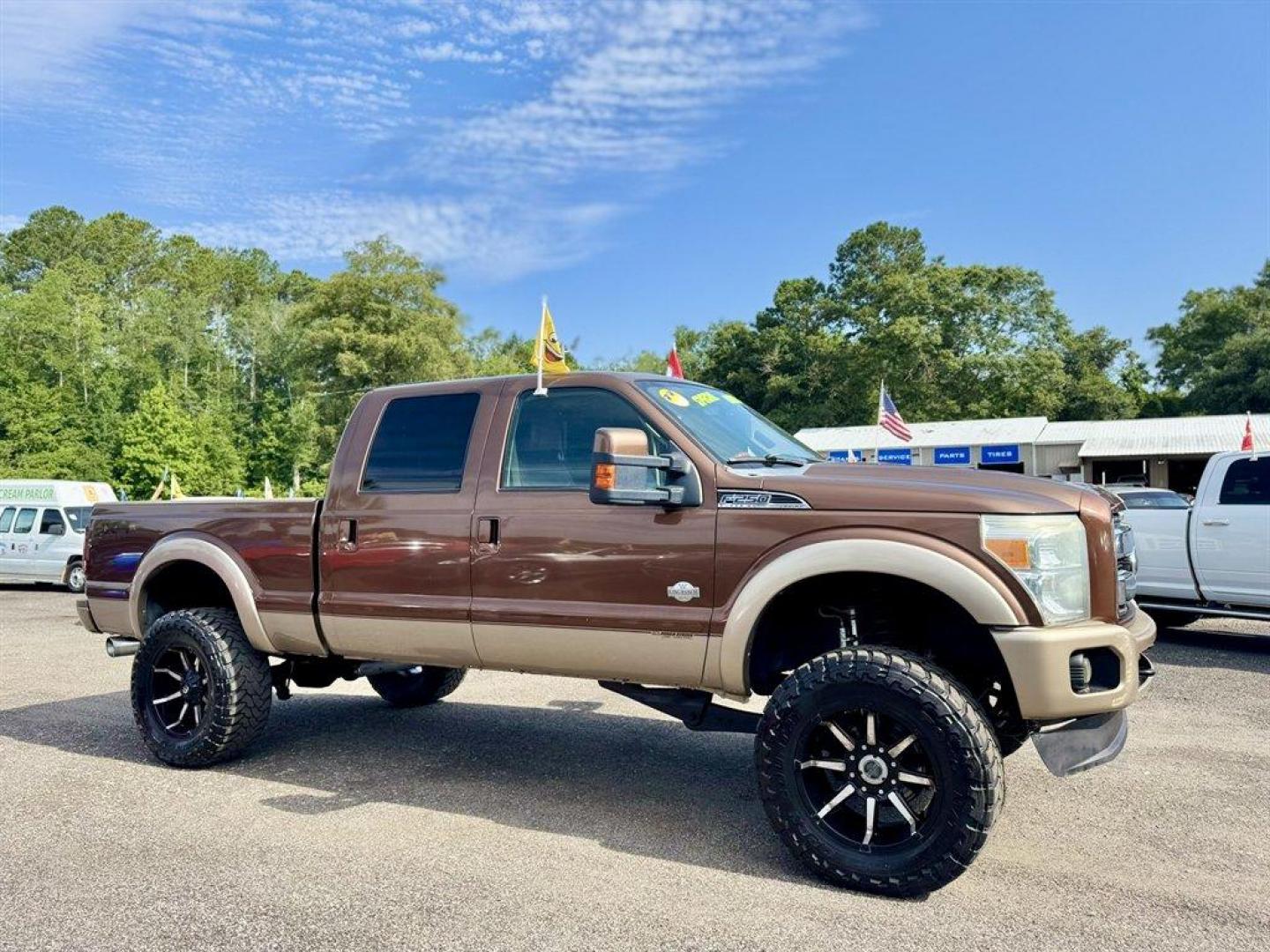 2011 Brown /Brown Ford F250sd (1FT7W2BT6BE) with an 6.7l V8 DI OHC Tdsl 6.7l engine, Automatic transmission, located at 745 East Steele Rd., West Columbia, SC, 29170, (803) 755-9148, 33.927212, -81.148483 - Special Internet Price! 2011 Ford F250SD with AM/FM radio, Bluetooth, Backup camera, Navigation, Cruise control, Leather interior, Powered front seats, Powered windows, Powered door locks, Plus more! - Photo#2