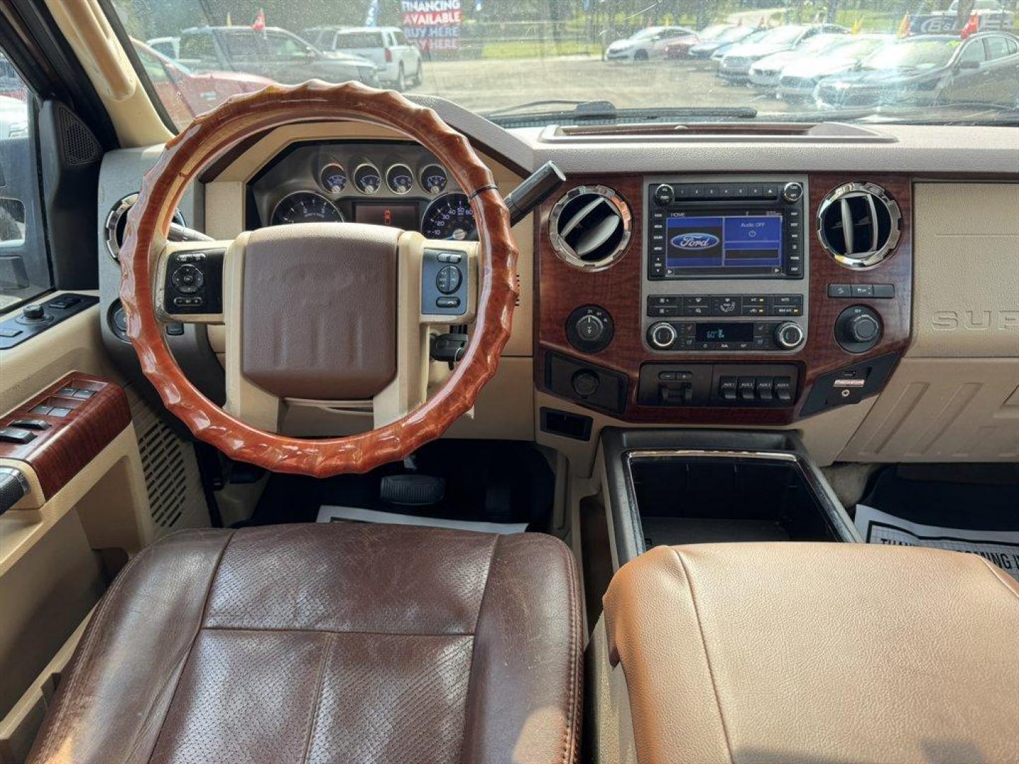2011 Brown /Brown Ford F250sd (1FT7W2BT6BE) with an 6.7l V8 DI OHC Tdsl 6.7l engine, Automatic transmission, located at 745 East Steele Rd., West Columbia, SC, 29170, (803) 755-9148, 33.927212, -81.148483 - Special Internet Price! 2011 Ford F250SD with AM/FM radio, Bluetooth, Backup camera, Navigation, Cruise control, Leather interior, Powered front seats, Powered windows, Powered door locks, Plus more! - Photo#6