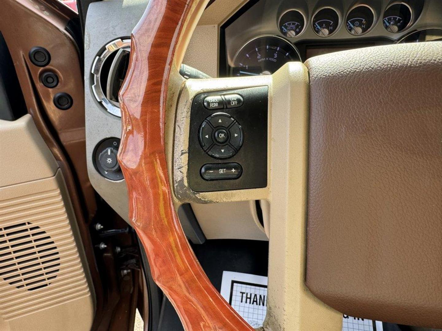 2011 Brown /Brown Ford F250sd (1FT7W2BT6BE) with an 6.7l V8 DI OHC Tdsl 6.7l engine, Automatic transmission, located at 745 East Steele Rd., West Columbia, SC, 29170, (803) 755-9148, 33.927212, -81.148483 - Special Internet Price! 2011 Ford F250SD with AM/FM radio, Bluetooth, Backup camera, Navigation, Cruise control, Leather interior, Powered front seats, Powered windows, Powered door locks, Plus more! - Photo#8