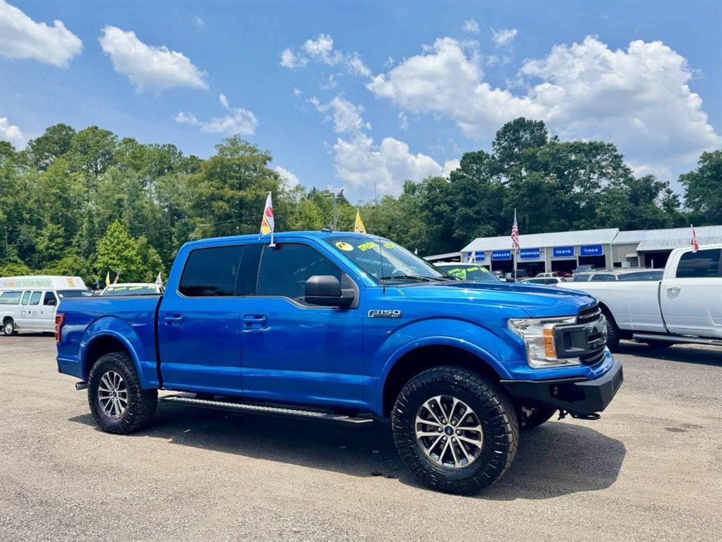 2019 Blue /Black Ford F150 (1FTEW1E54KF) with an 5.0l V8 Smpi Dohc Flex 5. engine, Automatic transmission, located at 745 East Steele Rd., West Columbia, SC, 29170, (803) 755-9148, 33.927212, -81.148483 - Special Internet Price! 2019 Ford F150 with AM/FM radio, Backup camera, Navigation, Cruise control, Keyless entry, Cloth interior, Powered windows, Powered door locks, Plus more! - Photo#2