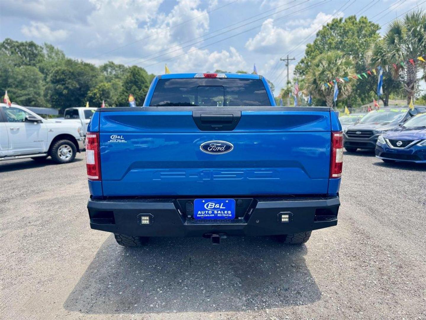 2019 Blue /Black Ford F150 (1FTEW1E54KF) with an 5.0l V8 Smpi Dohc Flex 5. engine, Automatic transmission, located at 745 East Steele Rd., West Columbia, SC, 29170, (803) 755-9148, 33.927212, -81.148483 - Special Internet Price! 2019 Ford F150 with AM/FM radio, Backup camera, Navigation, Cruise control, Keyless entry, Cloth interior, Powered windows, Powered door locks, Plus more! - Photo#4