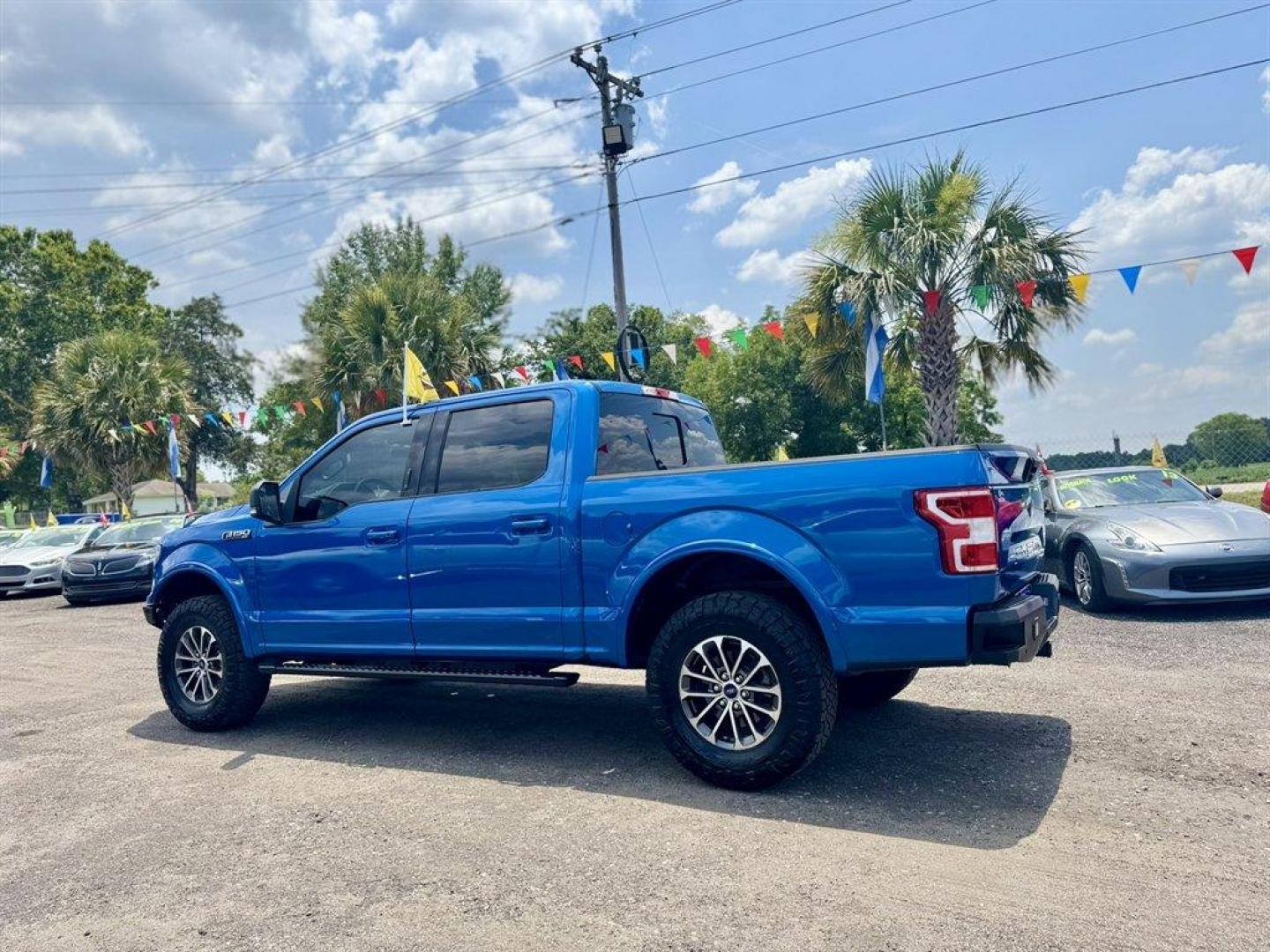 2019 Blue /Black Ford F150 (1FTEW1E54KF) with an 5.0l V8 Smpi Dohc Flex 5. engine, Automatic transmission, located at 745 East Steele Rd., West Columbia, SC, 29170, (803) 755-9148, 33.927212, -81.148483 - Special Internet Price! 2019 Ford F150 with AM/FM radio, Backup camera, Navigation, Cruise control, Keyless entry, Cloth interior, Powered windows, Powered door locks, Plus more! - Photo#5
