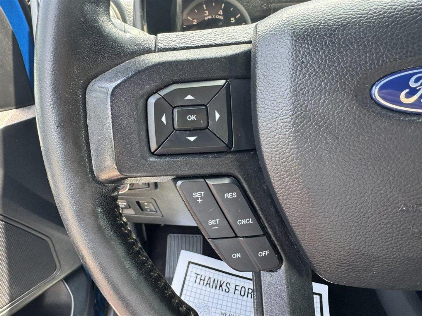 2019 Blue /Black Ford F150 (1FTEW1E54KF) with an 5.0l V8 Smpi Dohc Flex 5. engine, Automatic transmission, located at 745 East Steele Rd., West Columbia, SC, 29170, (803) 755-9148, 33.927212, -81.148483 - Special Internet Price! 2019 Ford F150 with AM/FM radio, Backup camera, Navigation, Cruise control, Keyless entry, Cloth interior, Powered windows, Powered door locks, Plus more! - Photo#8