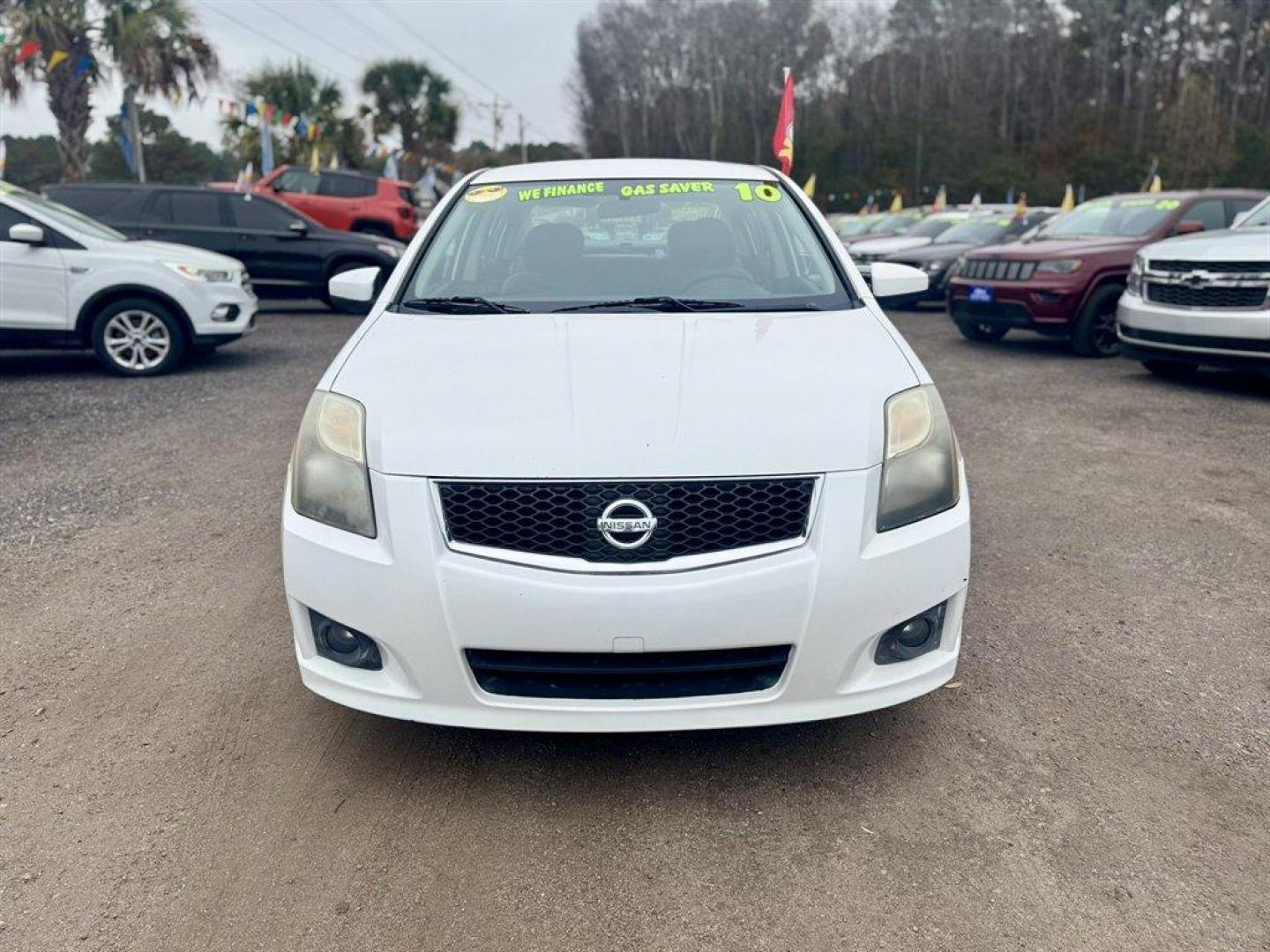 2010 White /Grey Nissan Sentra 2.0 SR (3N1AB6AP9AL) with an 2.0l I-4 Smpi Dohc Cvtcs engine, Automatic transmission, located at 745 East Steele Rd., West Columbia, SC, 29170, (803) 755-9148, 33.927212, -81.148483 - Special Internet Price! 2010 Nissan Sentra - Photo#1