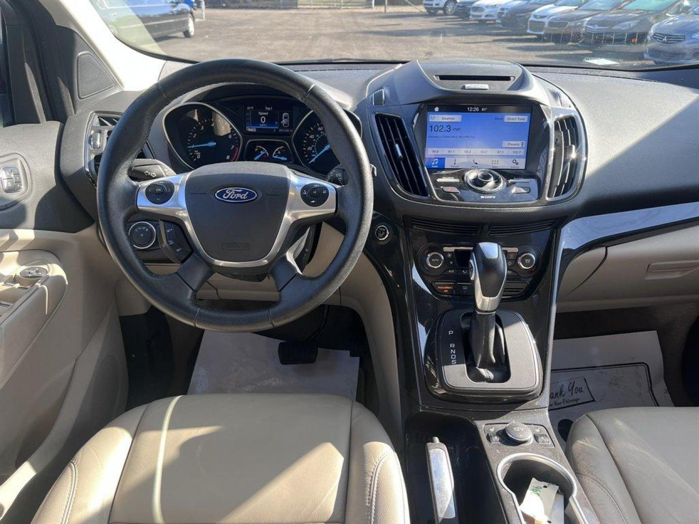 2016 Burgundy /Taupe Ford Escape (1FMCU0JX8GU) with an 1.6l I-4 DI Dohc TC Ecobt engine, Automatic transmission, located at 745 East Steele Rd., West Columbia, SC, 29170, (803) 755-9148, 33.927212, -81.148483 - Special Internet Price! 2016 Ford Escape with AM/FM radio, Bluetooth, Backup camera, Push to start, Keyless entry, Leather interior, Heated front seats, Powered front seats, Powered liftgate, Powered door locks, Powered windows, Plus more! - Photo#6