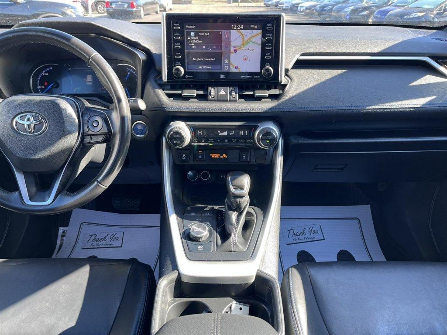 2019 Grey /Black Toyota RAV4 (2T3EWRFV7KW) with an 2.5l I-4 EFI Dohc Hybrid engine, Automatic transmission, located at 745 East Steele Rd., West Columbia, SC, 29170, (803) 755-9148, 33.927212, -81.148483 - Special Internet Price! 2019 Toyota RAV4 with AM/FM radio, Bluetooth, Backup camera, Navigation, Sunroof, Luggage rack, Push to start, Keyless entry, Leather interior, Heated front seats, Powered driver seat, Powered windows, Powered door locks, Plus more! - Photo#11