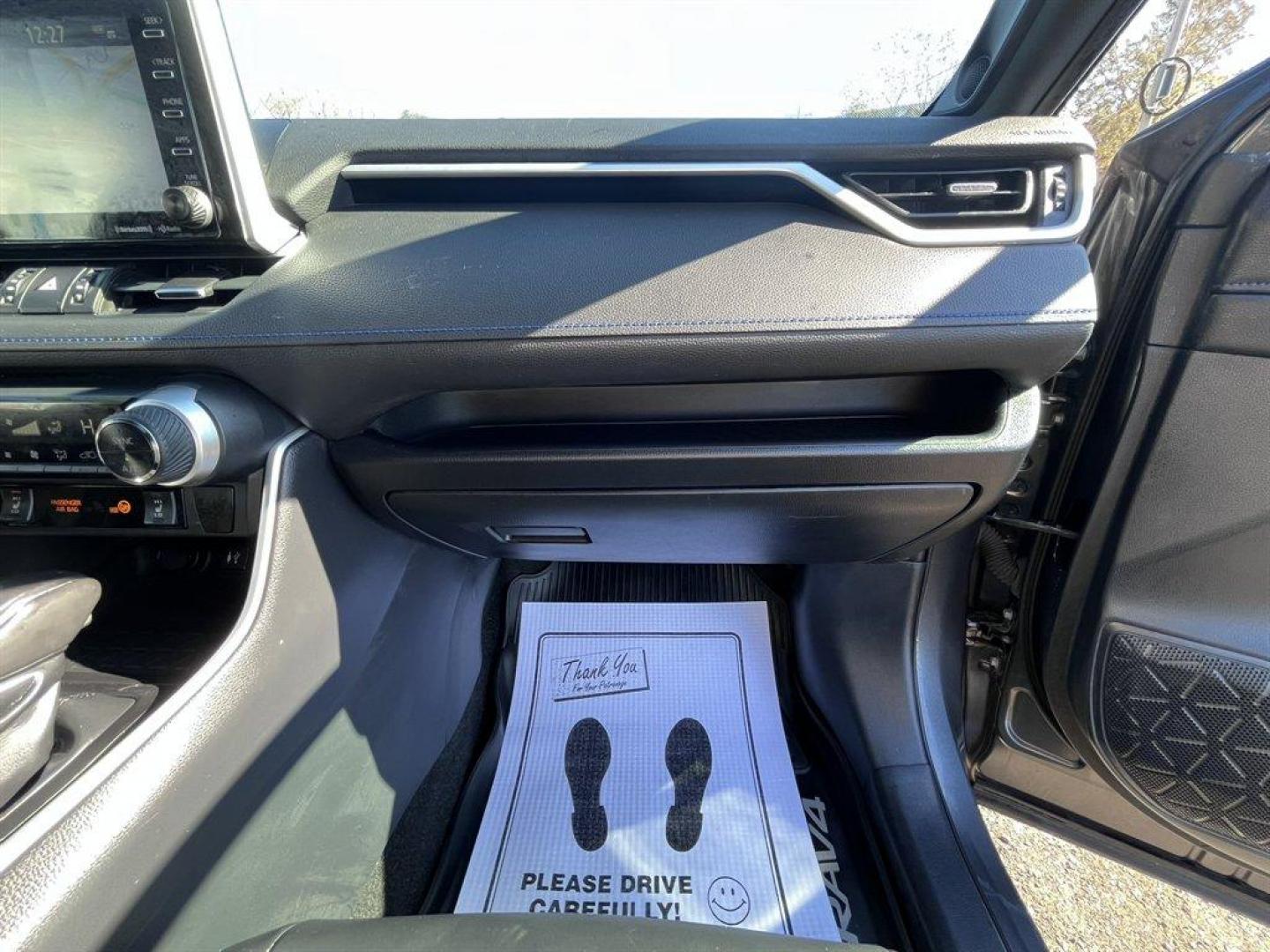 2019 Grey /Black Toyota RAV4 (2T3EWRFV7KW) with an 2.5l I-4 EFI Dohc Hybrid engine, Automatic transmission, located at 745 East Steele Rd., West Columbia, SC, 29170, (803) 755-9148, 33.927212, -81.148483 - Special Internet Price! 2019 Toyota RAV4 with AM/FM radio, Bluetooth, Backup camera, Navigation, Sunroof, Luggage rack, Push to start, Keyless entry, Leather interior, Heated front seats, Powered driver seat, Powered windows, Powered door locks, Plus more! - Photo#31