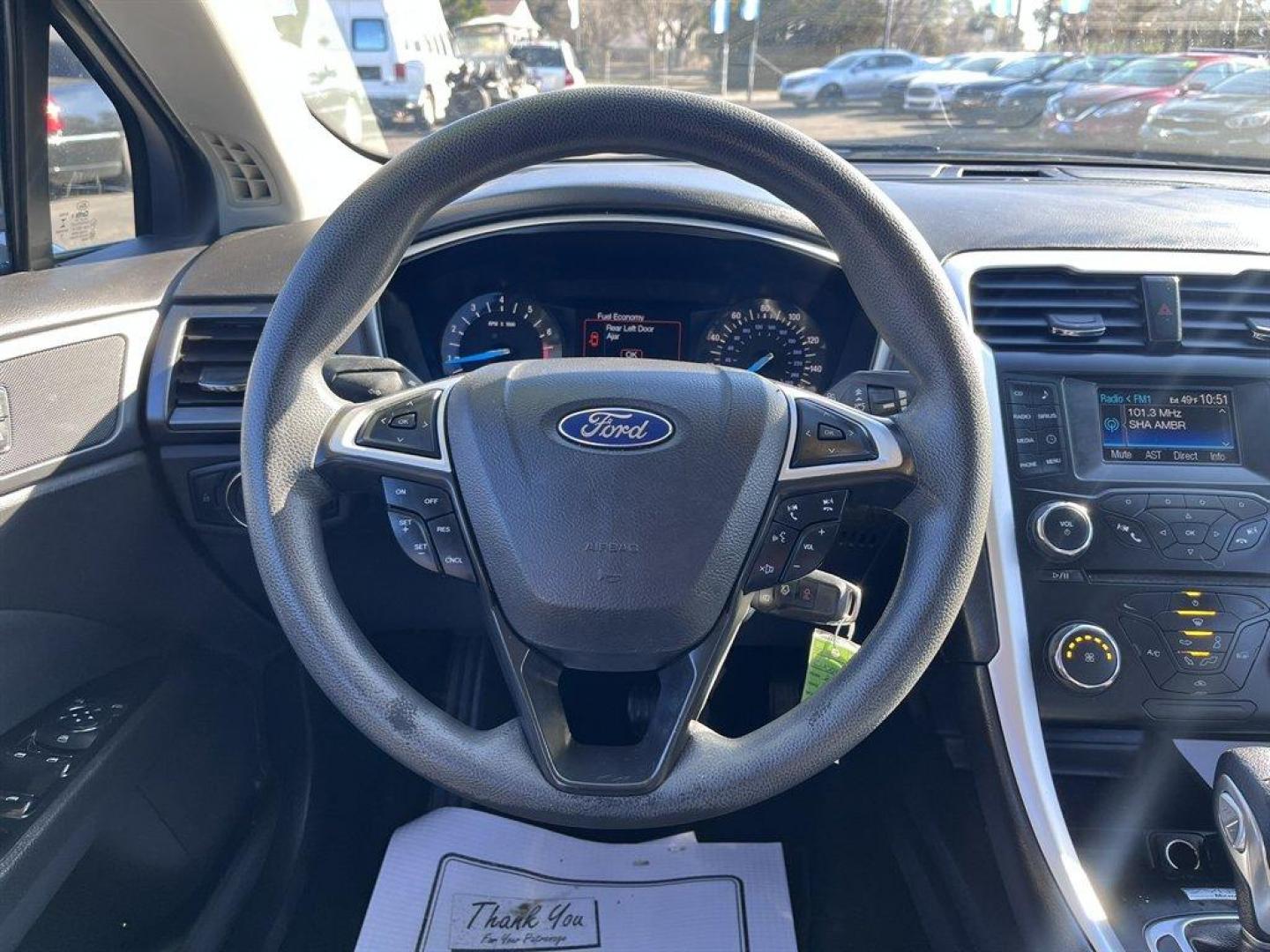 2014 Grey /Black Ford Fusion (3FA6P0H7XER) with an 2.5l I-4 Smpi Dohc 2.5l engine, Automatic transmission, located at 745 East Steele Rd., West Columbia, SC, 29170, (803) 755-9148, 33.927212, -81.148483 - Special Internet Price! 2014 Ford Fusion with AM/FM radio, Cruise control, Manual air conditioning, Cloth interior, Powered driver seat, Powered windows, Powered door locks, Plus more! - Photo#7