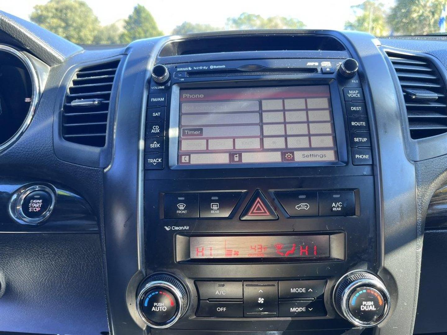 2012 Grey /Black Kia Sorento (5XYKW4A22CG) with an 3.5l V6 MPI Dohc Cvvt 3.5 engine, Automatic transmission, located at 745 East Steele Rd., West Columbia, SC, 29170, (803) 755-9148, 33.927212, -81.148483 - Special Internet Price! 2012 Kia Sorento with AM/FM radio, Cruise control, Backup camera, Navigation, Leather interior, 3rd row seating, Powered window, Powered door locks, Plus more! - Photo#14