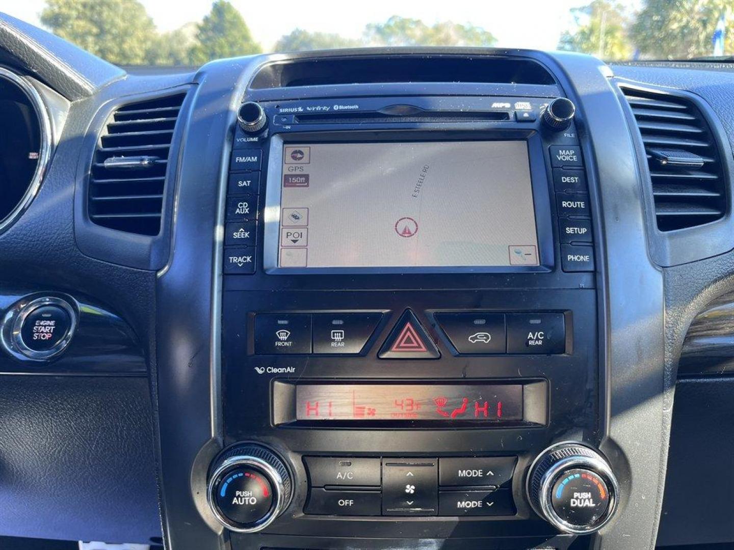 2012 Grey /Black Kia Sorento (5XYKW4A22CG) with an 3.5l V6 MPI Dohc Cvvt 3.5 engine, Automatic transmission, located at 745 East Steele Rd., West Columbia, SC, 29170, (803) 755-9148, 33.927212, -81.148483 - Special Internet Price! 2012 Kia Sorento with AM/FM radio, Cruise control, Backup camera, Navigation, Leather interior, 3rd row seating, Powered window, Powered door locks, Plus more! - Photo#15