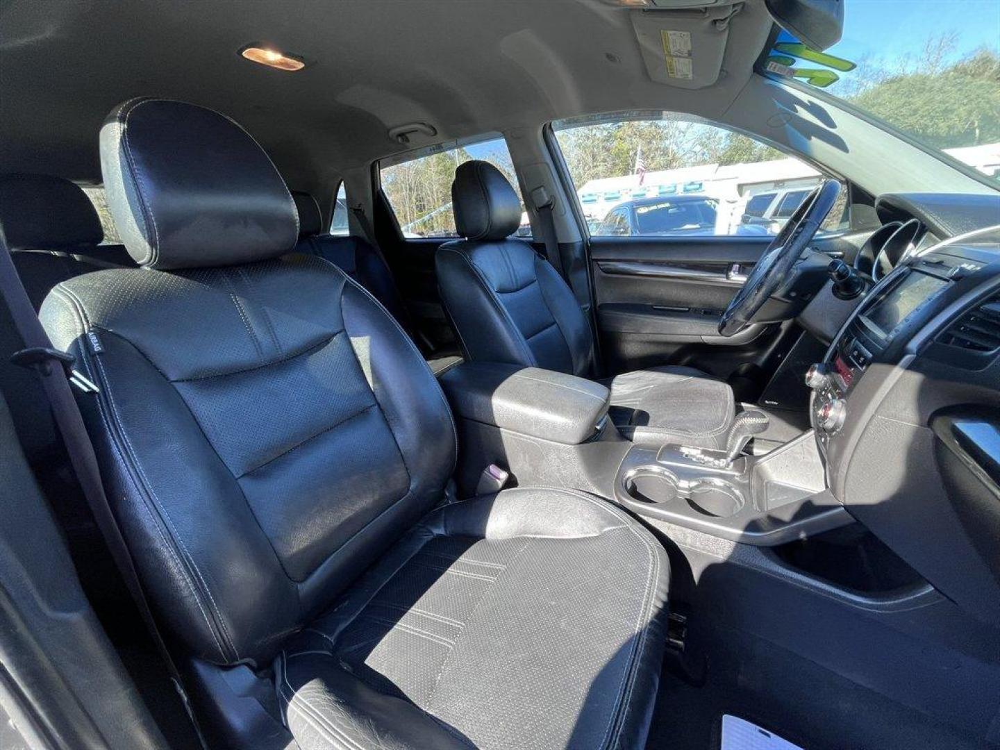 2012 Grey /Black Kia Sorento (5XYKW4A22CG) with an 3.5l V6 MPI Dohc Cvvt 3.5 engine, Automatic transmission, located at 745 East Steele Rd., West Columbia, SC, 29170, (803) 755-9148, 33.927212, -81.148483 - Special Internet Price! 2012 Kia Sorento with AM/FM radio, Cruise control, Backup camera, Navigation, Leather interior, 3rd row seating, Powered window, Powered door locks, Plus more! - Photo#30