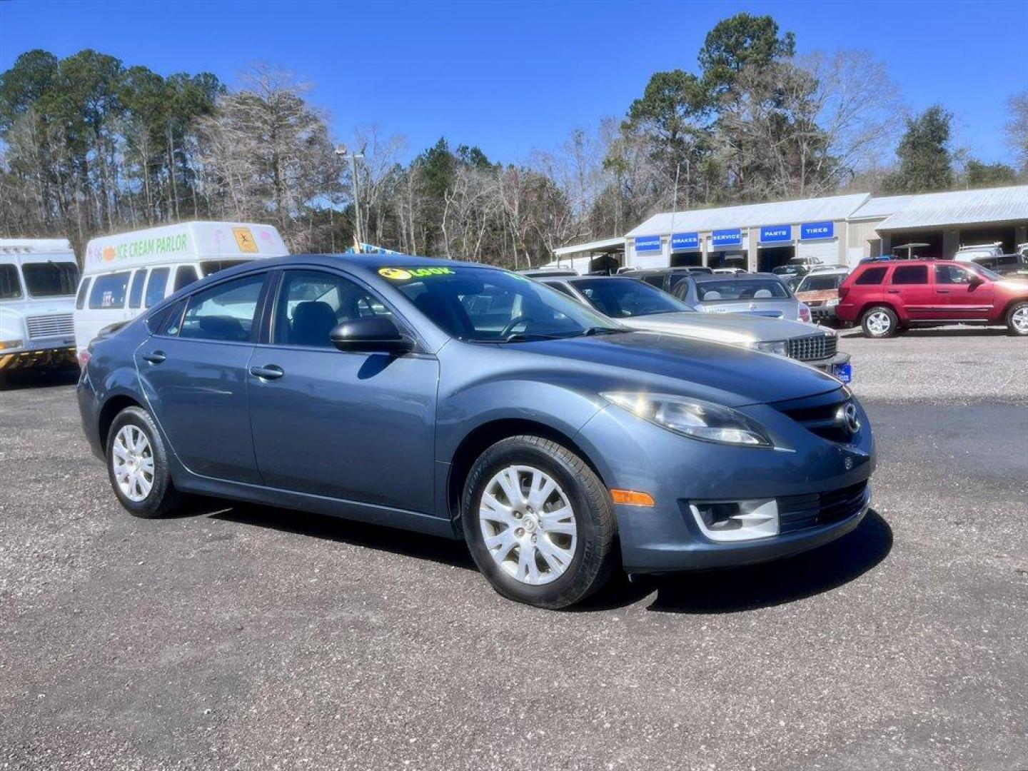 2013 Grey /Grey Mazda Mazda6 (1YVHZ8BH7D5) with an 2.5l I-4 MPI Dohc VVT 2.5 engine, Manual transmission, located at 745 East Steele Rd., West Columbia, SC, 29170, (803) 755-9148, 33.927212, -81.148483 - Special Internet Price! 2013 Mazda Mazda6 with AM/FM radio, Manual air conditioning, Cloth interior, Manaul Transmission, Powered windows, Powered door locks, Plus more! - Photo#2