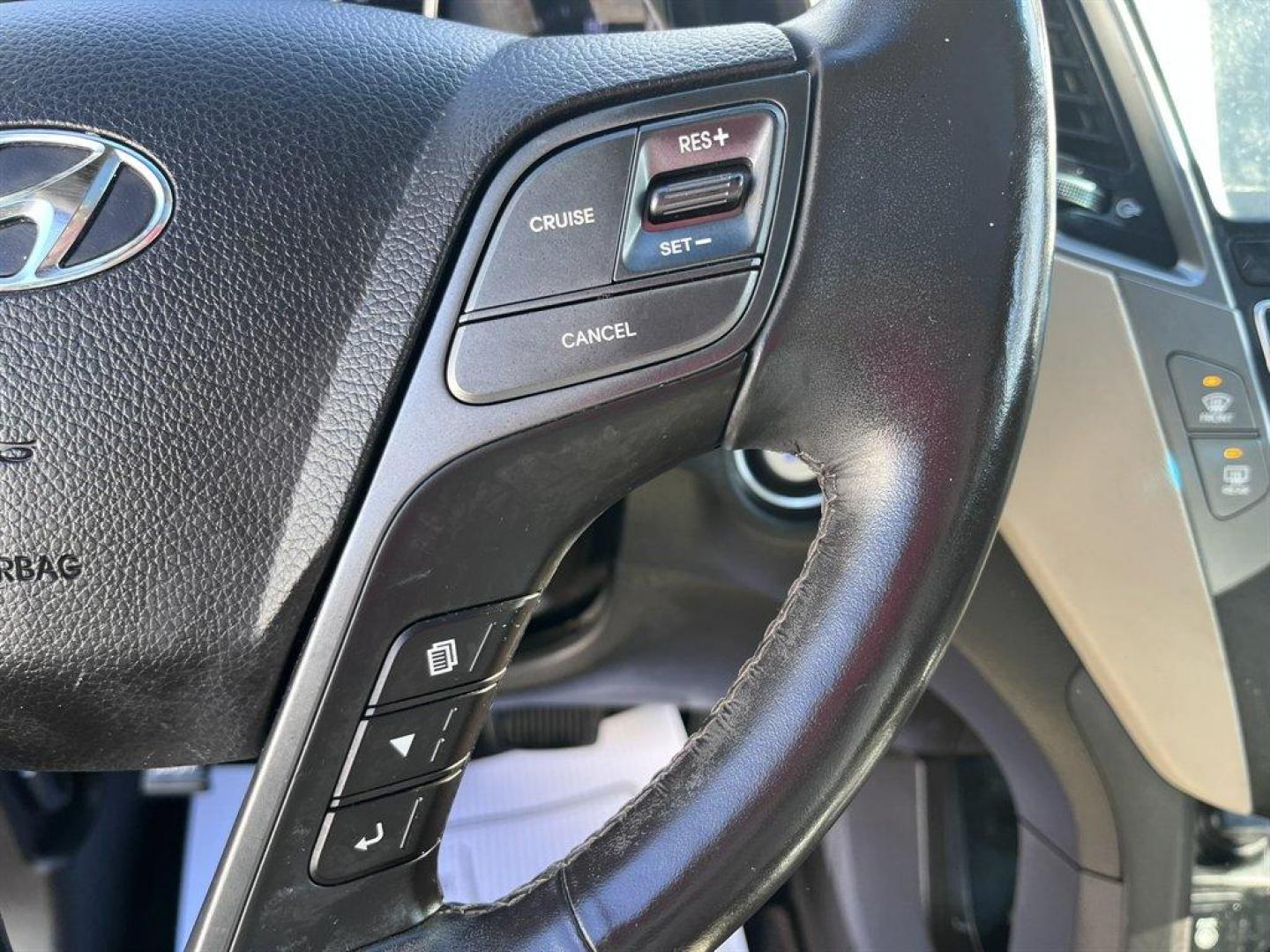 2017 Blue /Taupe Hyundai Santa FE Sport (5XYZU3LB8HG) with an 2.4l I-4 DI Dohc 2.4l engine, Automatic transmission, located at 745 East Steele Rd., West Columbia, SC, 29170, (803) 755-9148, 33.927212, -81.148483 - Special Internet Price! 2017 Hyundai Santa Fe Sport with AM/FM radio, Bluetooth, Backup camera, Navigation, Cruise control, Panoramic sunroof, Push to start, Keyless entry, Leather interior, Heated seats, Powered front seats, Built in rear sun shades, Powered windows, Powered door locks, Plus more! - Photo#9