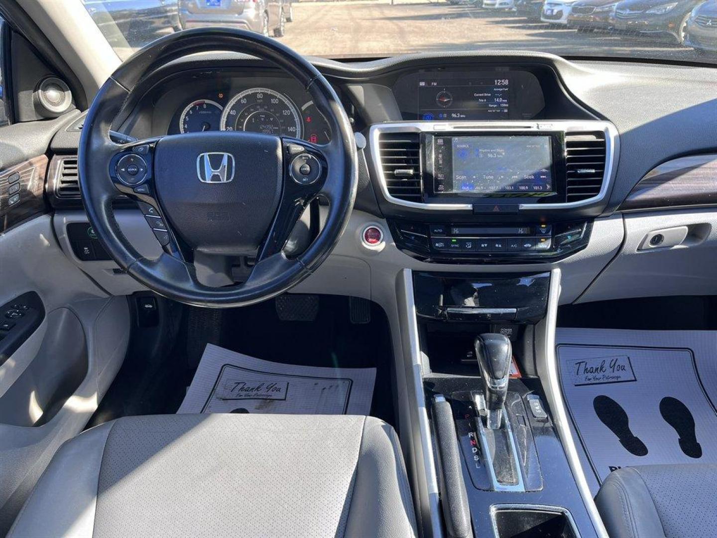 2017 Grey /Black Honda Accord (1HGCR2F86HA) with an 2.4l I-4 DI Dohc 2.4l engine, Automatic transmission, located at 745 East Steele Rd., West Columbia, SC, 29170, (803) 755-9148, 33.927212, -81.148483 - Special Internet Price! 2017 Honda Accord with AM/FM radio, Bluetooth, Backup camera, Sunroof, Leather interior, Powered driver seat, Powered windows, Powered door lock, Plus more! - Photo#6