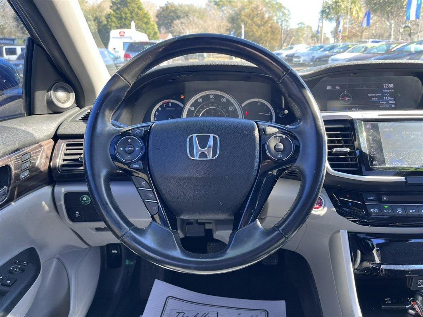 2017 Grey /Black Honda Accord (1HGCR2F86HA) with an 2.4l I-4 DI Dohc 2.4l engine, Automatic transmission, located at 745 East Steele Rd., West Columbia, SC, 29170, (803) 755-9148, 33.927212, -81.148483 - Special Internet Price! 2017 Honda Accord with AM/FM radio, Bluetooth, Backup camera, Sunroof, Leather interior, Powered driver seat, Powered windows, Powered door lock, Plus more! - Photo#7