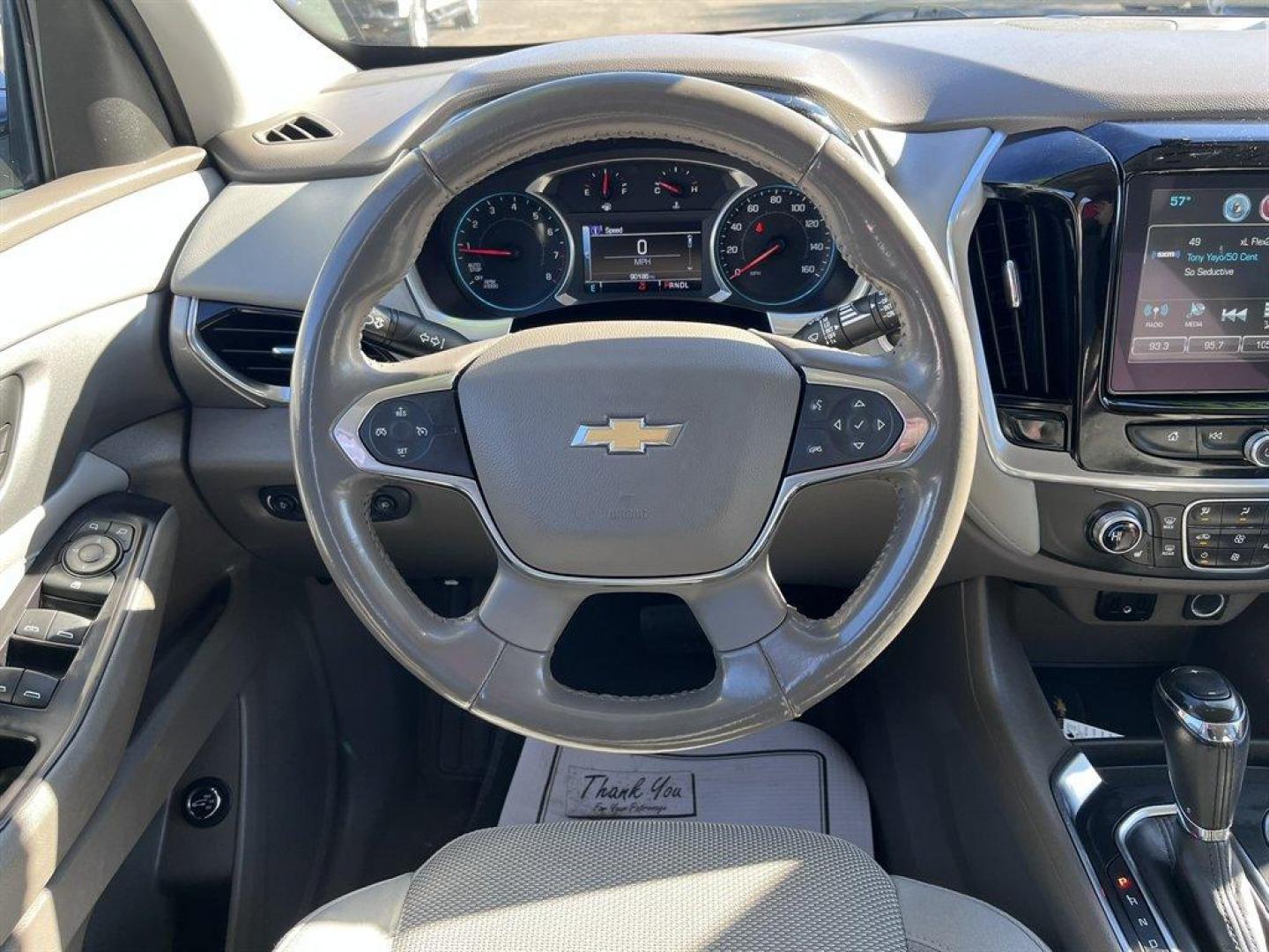 2019 Silver /Grey Chevrolet Traverse (1GNEVGKW6KJ) with an 3.6l V6 DI Dohc 3.6l engine, Automatic transmission, located at 745 East Steele Rd., West Columbia, SC, 29170, (803) 755-9148, 33.927212, -81.148483 - Special Internet Price! 2019 Chevrolet Traverse LT with AM/FM radio, Bluetooth, Backup camera, Cruise control, Manual air conditioning, Keyless entry, Push to start, Cloth interior, Powere driver seat, Powered liftgate, Powered windows, Powered door locks, Plus more! - Photo#7