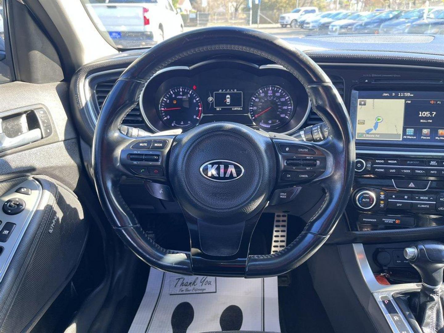 2015 Gold /Black Kia Optima (5XXGR4A6XFG) with an 2.0l I-4 DI Dohc T/C 2.0l engine, Automatic transmission, located at 745 East Steele Rd., West Columbia, SC, 29170, (803) 755-9148, 33.927212, -81.148483 - Special Internet Price! 2015 Kia Optima with AM/FM radio, Bluetooth, Backup camera, Navigation, Dual sunroof, Keyless entry, Push to start, Leather interior, Heated seats, Powered front seats, Powered windows, Powered door locks, Plus more! - Photo#7