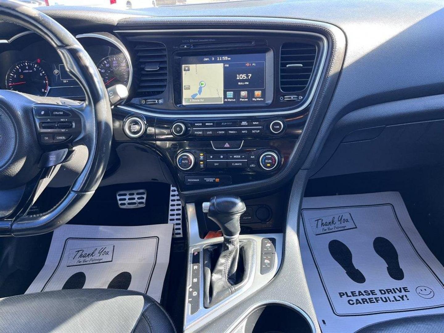 2015 Gold /Black Kia Optima (5XXGR4A6XFG) with an 2.0l I-4 DI Dohc T/C 2.0l engine, Automatic transmission, located at 745 East Steele Rd., West Columbia, SC, 29170, (803) 755-9148, 33.927212, -81.148483 - Special Internet Price! 2015 Kia Optima with AM/FM radio, Bluetooth, Backup camera, Navigation, Dual sunroof, Keyless entry, Push to start, Leather interior, Heated seats, Powered front seats, Powered windows, Powered door locks, Plus more! - Photo#11