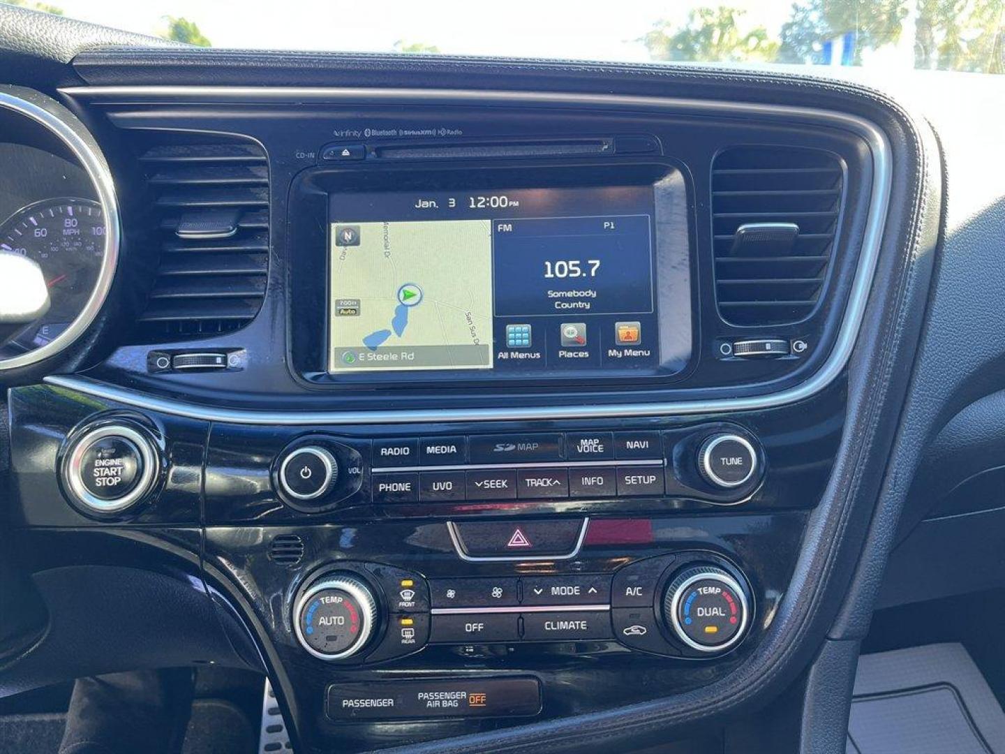 2015 Gold /Black Kia Optima (5XXGR4A6XFG) with an 2.0l I-4 DI Dohc T/C 2.0l engine, Automatic transmission, located at 745 East Steele Rd., West Columbia, SC, 29170, (803) 755-9148, 33.927212, -81.148483 - Special Internet Price! 2015 Kia Optima with AM/FM radio, Bluetooth, Backup camera, Navigation, Dual sunroof, Keyless entry, Push to start, Leather interior, Heated seats, Powered front seats, Powered windows, Powered door locks, Plus more! - Photo#12