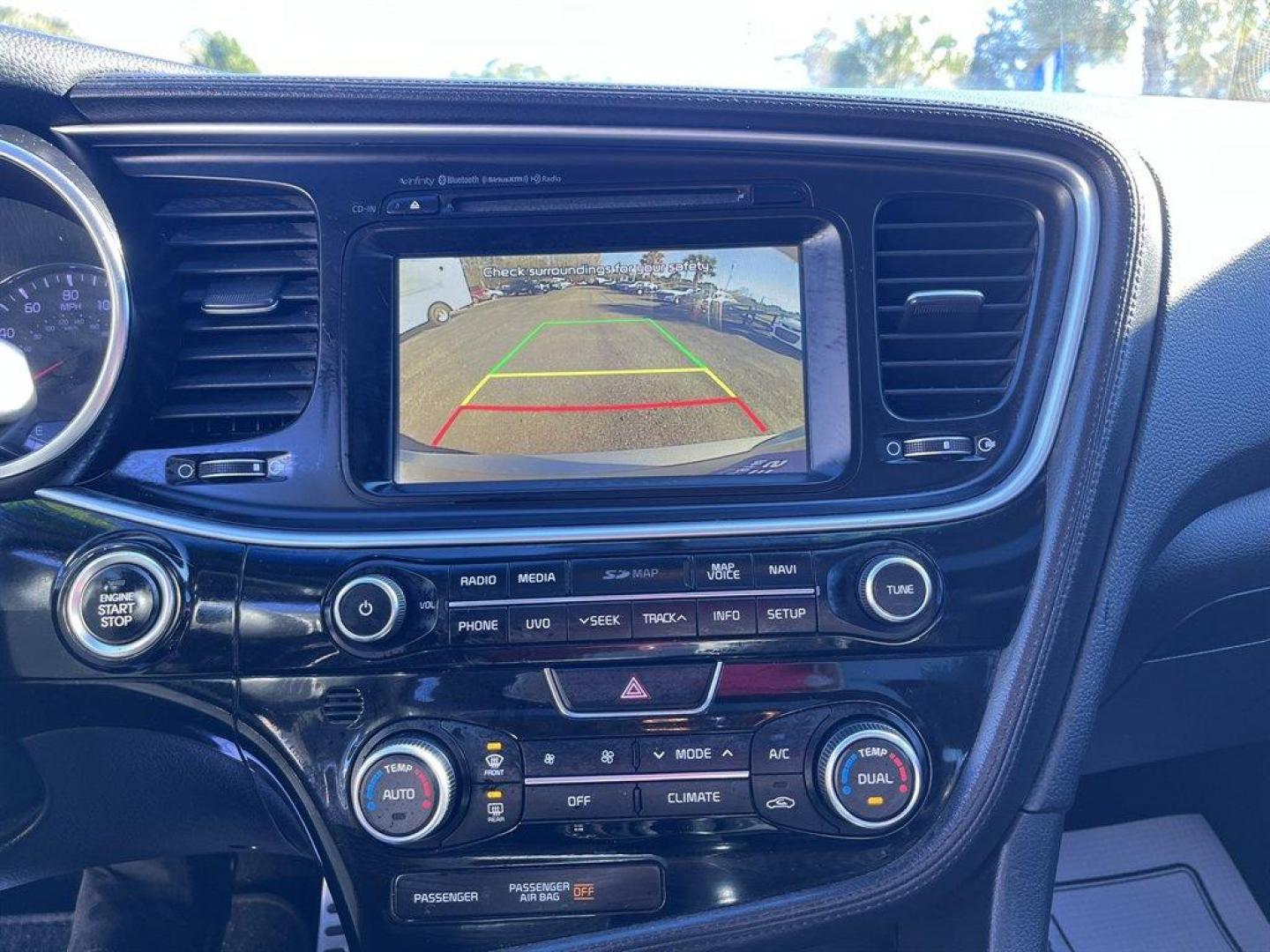 2015 Gold /Black Kia Optima (5XXGR4A6XFG) with an 2.0l I-4 DI Dohc T/C 2.0l engine, Automatic transmission, located at 745 East Steele Rd., West Columbia, SC, 29170, (803) 755-9148, 33.927212, -81.148483 - Special Internet Price! 2015 Kia Optima with AM/FM radio, Bluetooth, Backup camera, Navigation, Dual sunroof, Keyless entry, Push to start, Leather interior, Heated seats, Powered front seats, Powered windows, Powered door locks, Plus more! - Photo#13