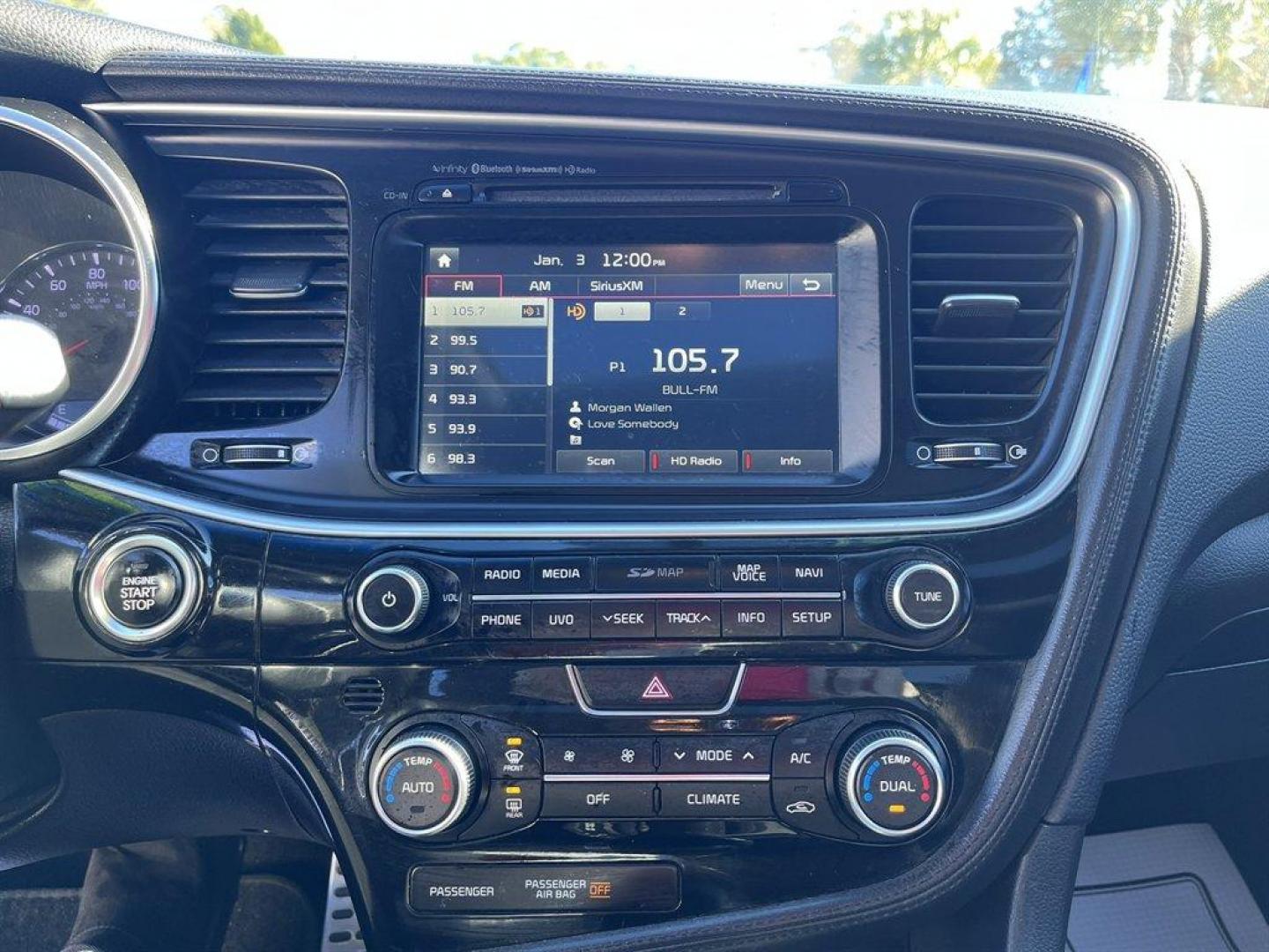 2015 Gold /Black Kia Optima (5XXGR4A6XFG) with an 2.0l I-4 DI Dohc T/C 2.0l engine, Automatic transmission, located at 745 East Steele Rd., West Columbia, SC, 29170, (803) 755-9148, 33.927212, -81.148483 - Special Internet Price! 2015 Kia Optima with AM/FM radio, Bluetooth, Backup camera, Navigation, Dual sunroof, Keyless entry, Push to start, Leather interior, Heated seats, Powered front seats, Powered windows, Powered door locks, Plus more! - Photo#14