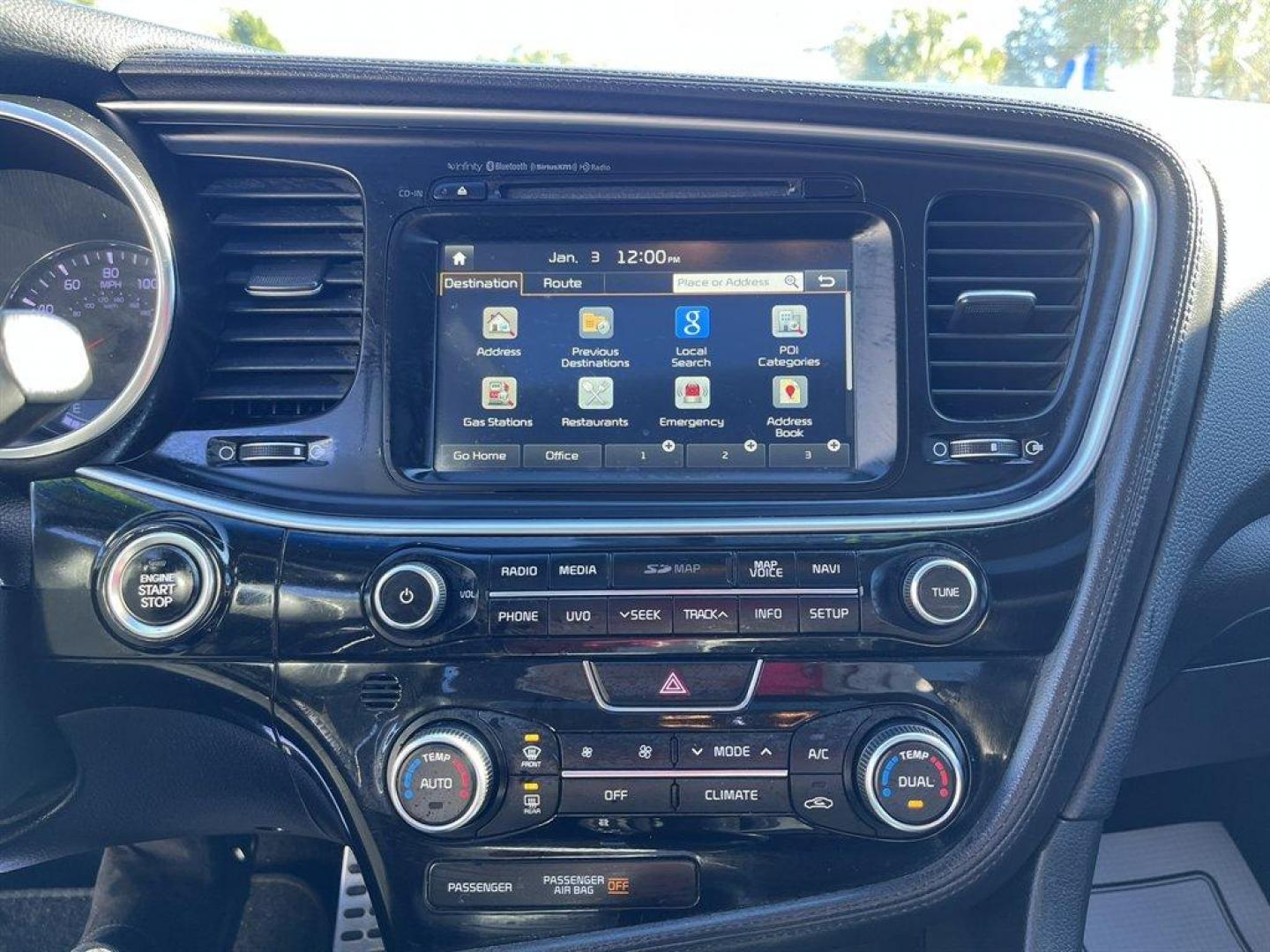 2015 Gold /Black Kia Optima (5XXGR4A6XFG) with an 2.0l I-4 DI Dohc T/C 2.0l engine, Automatic transmission, located at 745 East Steele Rd., West Columbia, SC, 29170, (803) 755-9148, 33.927212, -81.148483 - Special Internet Price! 2015 Kia Optima with AM/FM radio, Bluetooth, Backup camera, Navigation, Dual sunroof, Keyless entry, Push to start, Leather interior, Heated seats, Powered front seats, Powered windows, Powered door locks, Plus more! - Photo#15