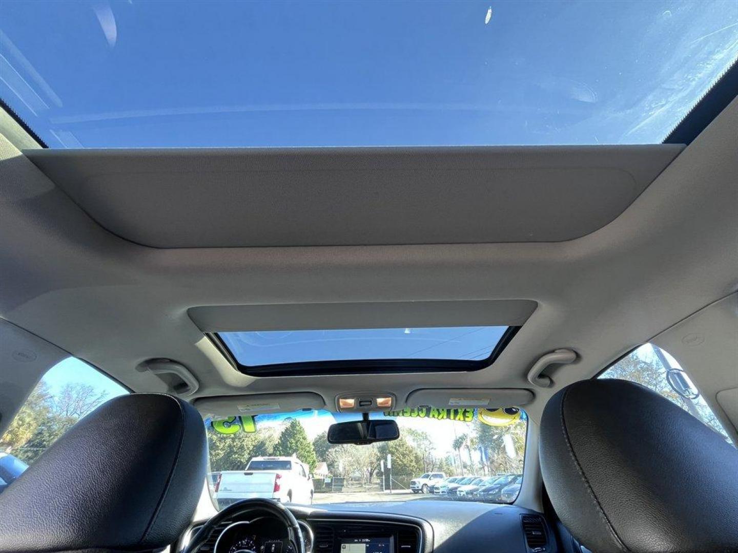 2015 Gold /Black Kia Optima (5XXGR4A6XFG) with an 2.0l I-4 DI Dohc T/C 2.0l engine, Automatic transmission, located at 745 East Steele Rd., West Columbia, SC, 29170, (803) 755-9148, 33.927212, -81.148483 - Special Internet Price! 2015 Kia Optima with AM/FM radio, Bluetooth, Backup camera, Navigation, Dual sunroof, Keyless entry, Push to start, Leather interior, Heated seats, Powered front seats, Powered windows, Powered door locks, Plus more! - Photo#20