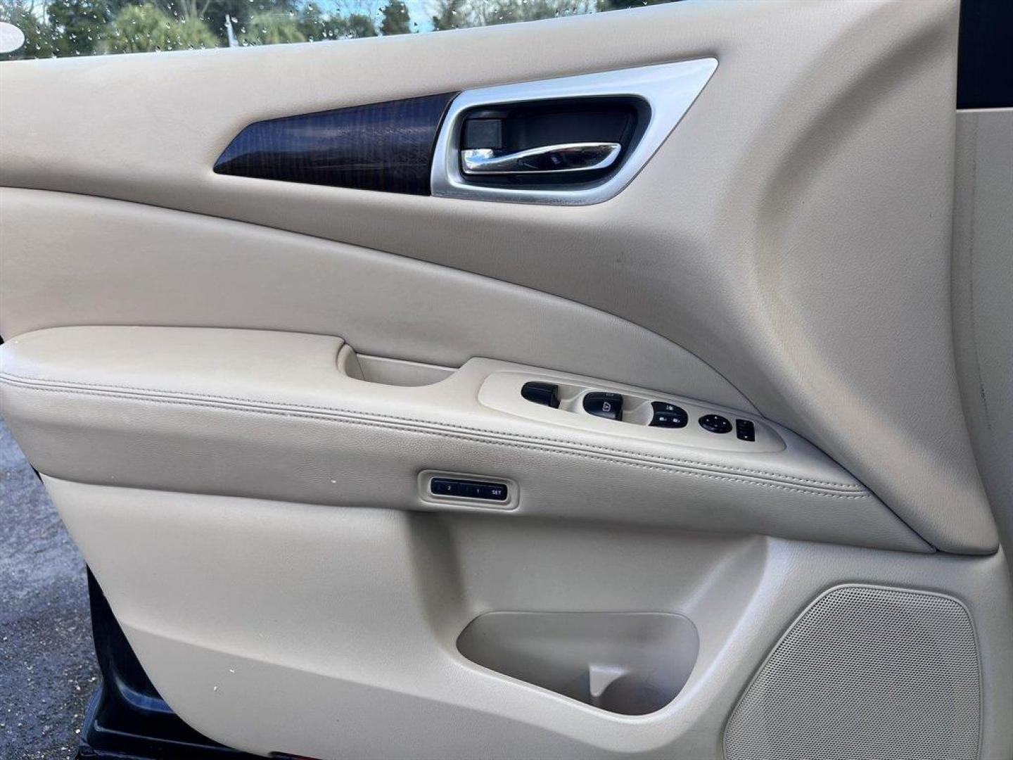 2015 Black /Taupe Nissan Pathfinder (5N1AR2MN9FC) with an 3.5l V6 Smpi Dohc Cvtcs 3 engine, Automatic transmission, located at 745 East Steele Rd., West Columbia, SC, 29170, (803) 755-9148, 33.927212, -81.148483 - Special Internet Price! 2015 Nissan Pathfinder with AM/FM radio, Bluetooth, Navigation, Cruise control, Keyless entry, Push to start, Dual sunroof, Leather interior, 3rd row seating, Heated seats, Powered liftgate, Powered door locks, Powered windows, Plus more! - Photo#21