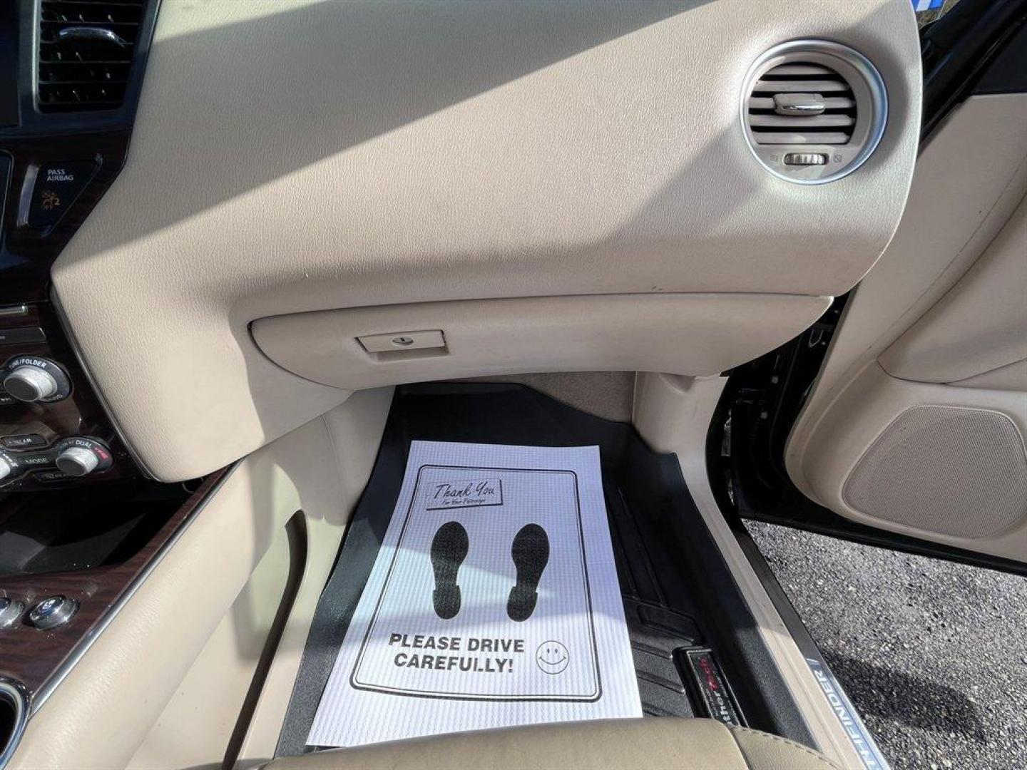 2015 Black /Taupe Nissan Pathfinder (5N1AR2MN9FC) with an 3.5l V6 Smpi Dohc Cvtcs 3 engine, Automatic transmission, located at 745 East Steele Rd., West Columbia, SC, 29170, (803) 755-9148, 33.927212, -81.148483 - Special Internet Price! 2015 Nissan Pathfinder with AM/FM radio, Bluetooth, Navigation, Cruise control, Keyless entry, Push to start, Dual sunroof, Leather interior, 3rd row seating, Heated seats, Powered liftgate, Powered door locks, Powered windows, Plus more! - Photo#33