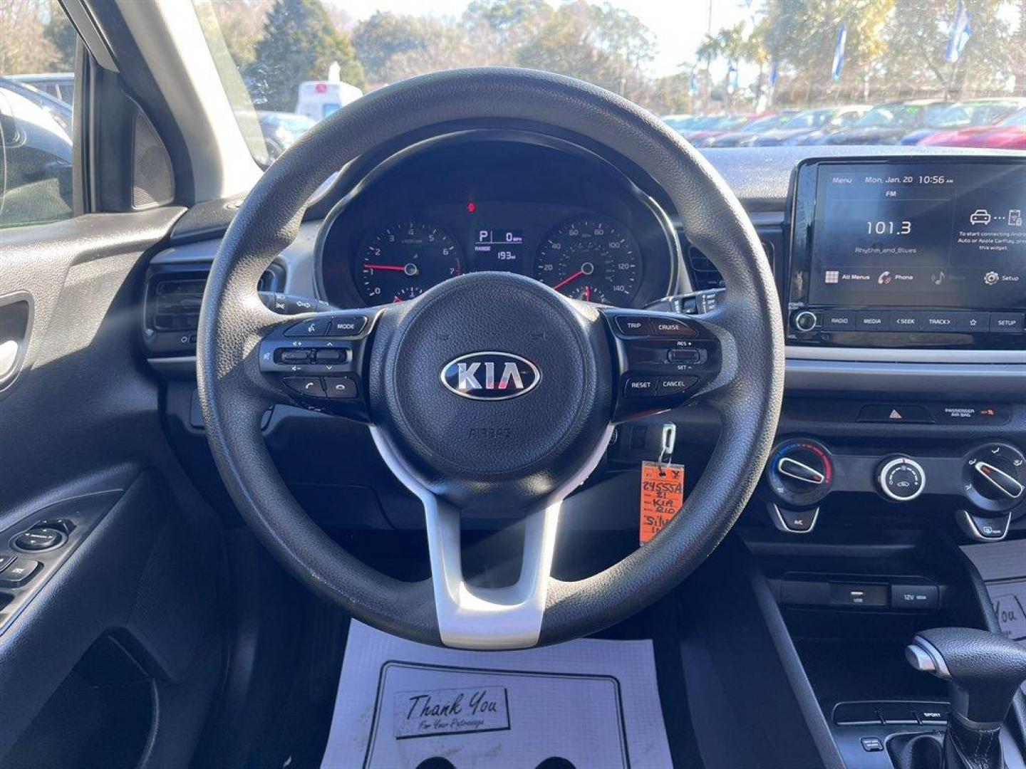 2021 Silver /Black Kia Rio (3KPA24AD5ME) with an 1.6l I-4 DI Dohc Cvvt 1.6 engine, Automatic transmission, located at 745 East Steele Rd., West Columbia, SC, 29170, (803) 755-9148, 33.927212, -81.148483 - Special Internet Price! 2021 Kia Rio S with AM/FM radio, Bluetooth, Backup camera, Cruise control, Manual air conditioning, Cloth interior, Keyless entry, Powered windows, Powered door locks, Plus more! - Photo#7