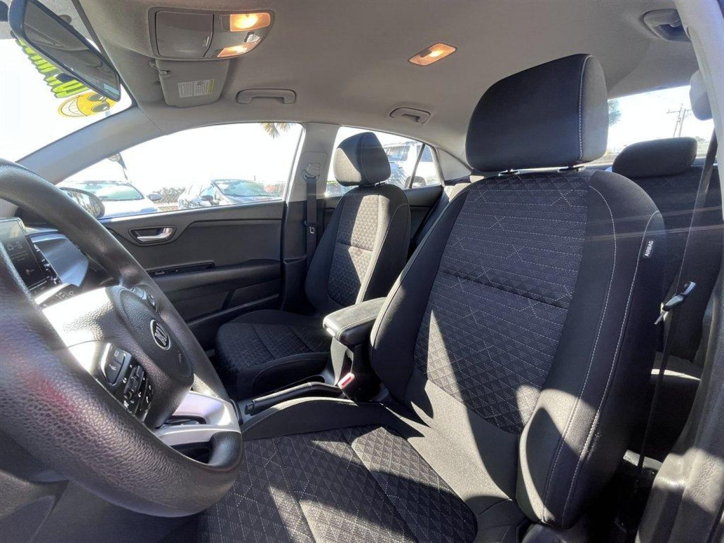 2021 Silver /Black Kia Rio (3KPA24AD5ME) with an 1.6l I-4 DI Dohc Cvvt 1.6 engine, Automatic transmission, located at 745 East Steele Rd., West Columbia, SC, 29170, (803) 755-9148, 33.927212, -81.148483 - Special Internet Price! 2021 Kia Rio S with AM/FM radio, Bluetooth, Backup camera, Cruise control, Manual air conditioning, Cloth interior, Keyless entry, Powered windows, Powered door locks, Plus more! - Photo#21