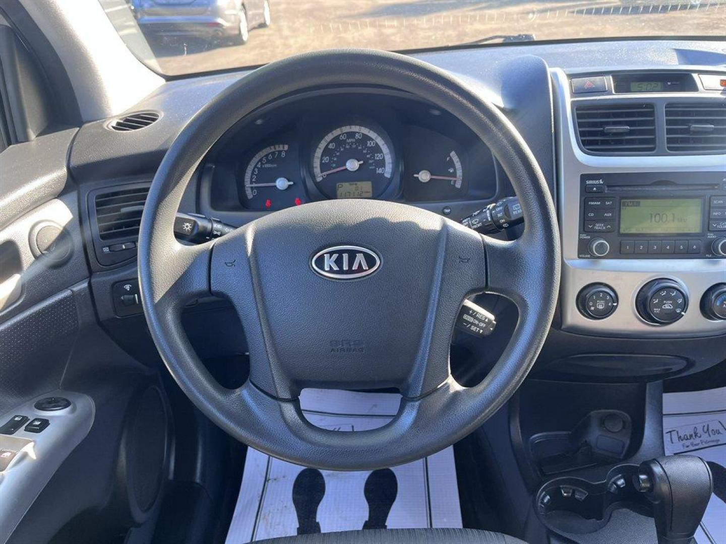2009 Silver /Black Kia Sportage (KNDJF723997) with an 2.7l V6 MPI Dohc 2.7l engine, Automatic transmission, located at 745 East Steele Rd., West Columbia, SC, 29170, (803) 755-9148, 33.927212, -81.148483 - Special Internet Price! 2009 Kia Sportage with AM/FM radio, Cruise control, Manual air conditioning, Cloth interior, Powered windows, Powered door locks, Plus more! - Photo#7