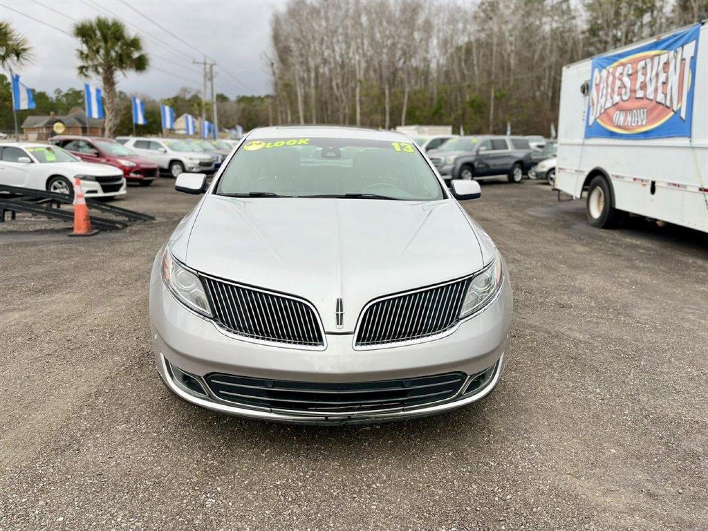 2013 Silver /Black Lincoln MKS (1LNHL9DK1DG) with an 3.7l V6 Smpi TI-VCT 3.7l engine, Automatic transmission, located at 745 East Steele Rd., West Columbia, SC, 29170, (803) 755-9148, 33.927212, -81.148483 - Special Internet Price! 2013 Lincoln MKS with AM/FM radio, Bluetooth, Backup camera. Navigation, Cruise control, Keyless entry, Push to start, Dual sunroof, Leather interior, Powered front seats, Powered windows, Powered door locks, Plus more! - Photo#5