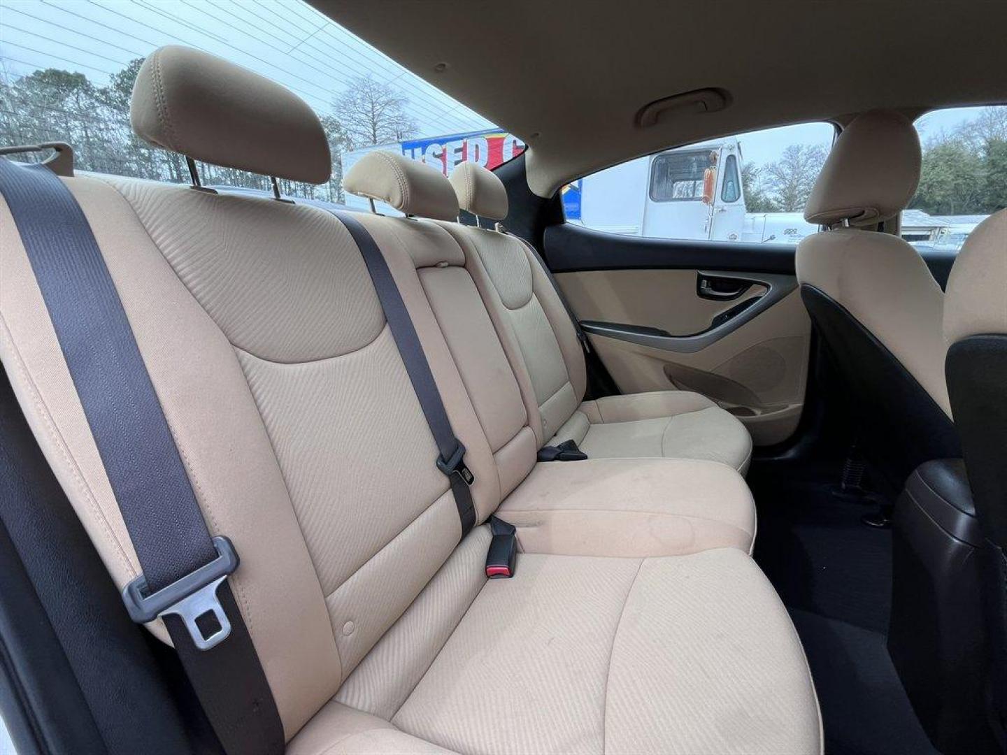 2013 White /Tan Hyundai Elantra (5NPDH4AE9DH) with an 1.8l I-4 MPI Dohc 1.8l engine, Automatic transmission, located at 745 East Steele Rd., West Columbia, SC, 29170, (803) 755-9148, 33.927212, -81.148483 - Special Internet Price! 2013 Hyundai Elantra with AM/FM radio, Cruise control, Manual air, Cloth interior, Powered windows, Powered door locks, Plus more! - Photo#21