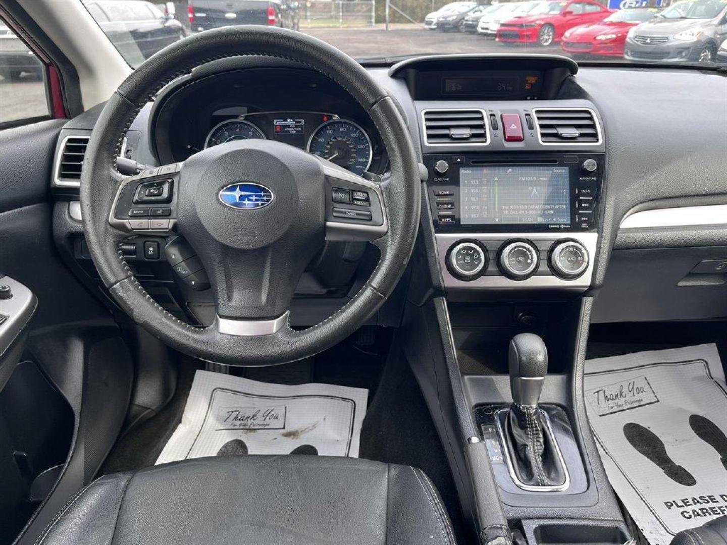 2015 Red /Black Subaru Impreza (JF1GPAW66F8) with an 2.0l H-4 Smpi Dohc 2.0l engine, Automatic transmission, located at 745 East Steele Rd., West Columbia, SC, 29170, (803) 755-9148, 33.927212, -81.148483 - Special Internet Price! 2015 Subaru Impreza with AM/FM radio, Bluetooth, Backup camera, Sunroof, Keyless entry, Push to start, Leather interior, Powered windows, Powered door locks, Plus more! - Photo#5