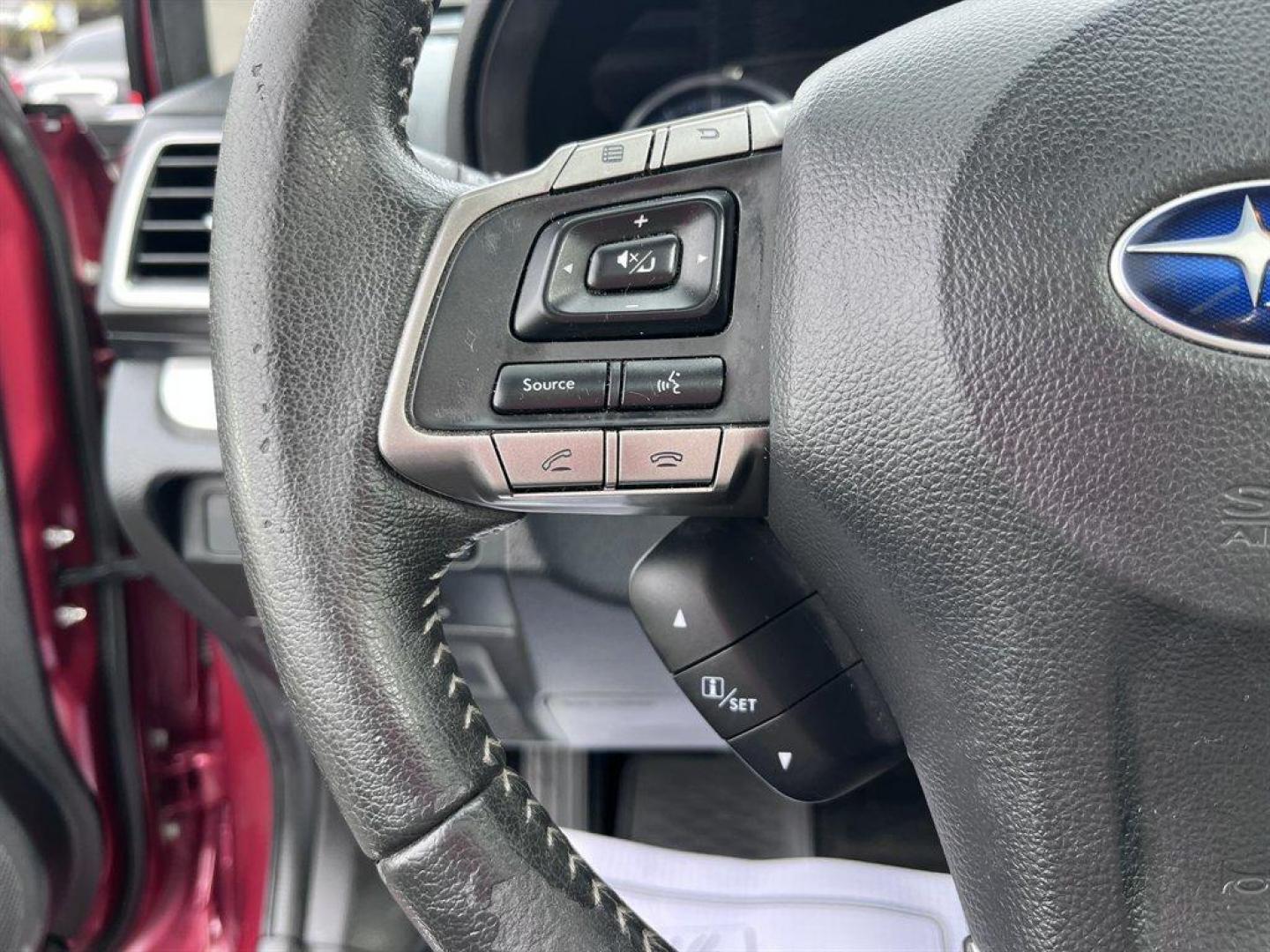 2015 Red /Black Subaru Impreza (JF1GPAW66F8) with an 2.0l H-4 Smpi Dohc 2.0l engine, Automatic transmission, located at 745 East Steele Rd., West Columbia, SC, 29170, (803) 755-9148, 33.927212, -81.148483 - Special Internet Price! 2015 Subaru Impreza with AM/FM radio, Bluetooth, Backup camera, Sunroof, Keyless entry, Push to start, Leather interior, Powered windows, Powered door locks, Plus more! - Photo#7