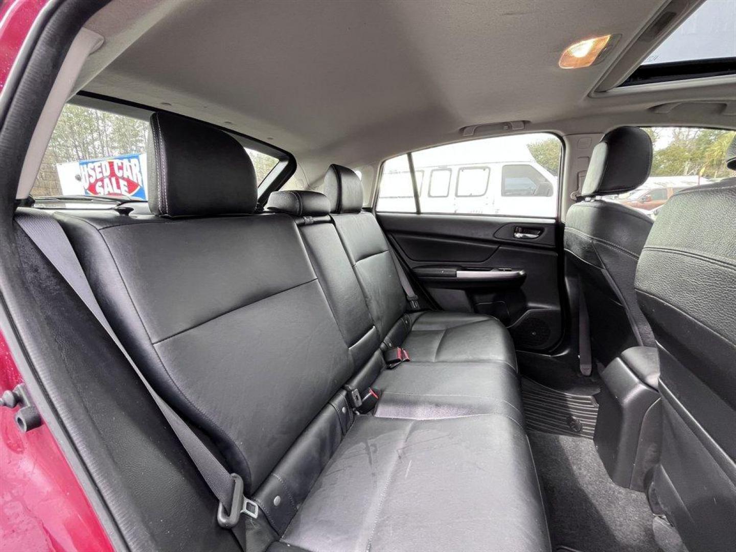 2015 Red /Black Subaru Impreza (JF1GPAW66F8) with an 2.0l H-4 Smpi Dohc 2.0l engine, Automatic transmission, located at 745 East Steele Rd., West Columbia, SC, 29170, (803) 755-9148, 33.927212, -81.148483 - Special Internet Price! 2015 Subaru Impreza with AM/FM radio, Bluetooth, Backup camera, Sunroof, Keyless entry, Push to start, Leather interior, Powered windows, Powered door locks, Plus more! - Photo#26