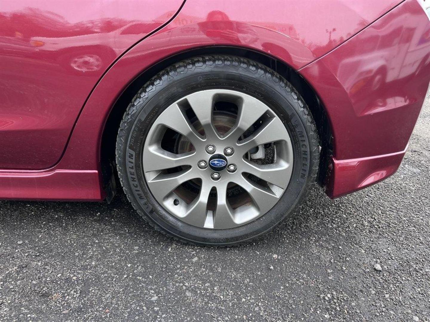 2015 Red /Black Subaru Impreza (JF1GPAW66F8) with an 2.0l H-4 Smpi Dohc 2.0l engine, Automatic transmission, located at 745 East Steele Rd., West Columbia, SC, 29170, (803) 755-9148, 33.927212, -81.148483 - Special Internet Price! 2015 Subaru Impreza with AM/FM radio, Bluetooth, Backup camera, Sunroof, Keyless entry, Push to start, Leather interior, Powered windows, Powered door locks, Plus more! - Photo#36