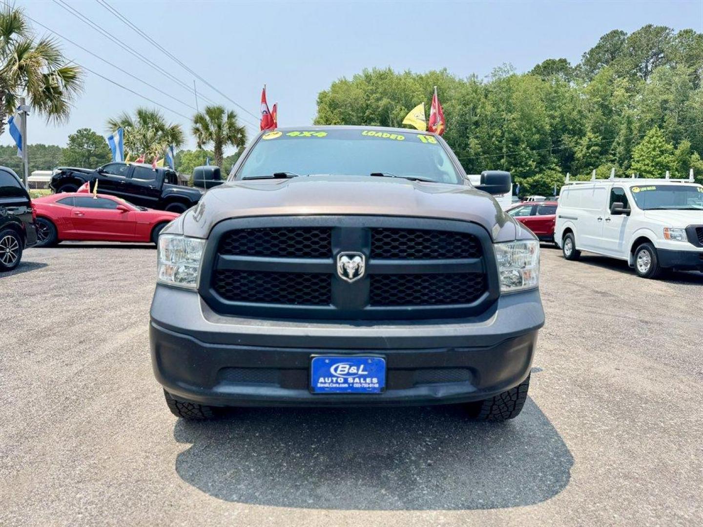 2018 Brown /Grey Ram 1500 (1C6RR7KM3JS) with an 3.0l V6 DI Dohc Tdsl 3.0l engine, Automatic transmission, located at 745 East Steele Rd., West Columbia, SC, 29170, (803) 755-9148, 33.927212, -81.148483 - Special Internet Price! 2018 Ram 1500 - Photo#1