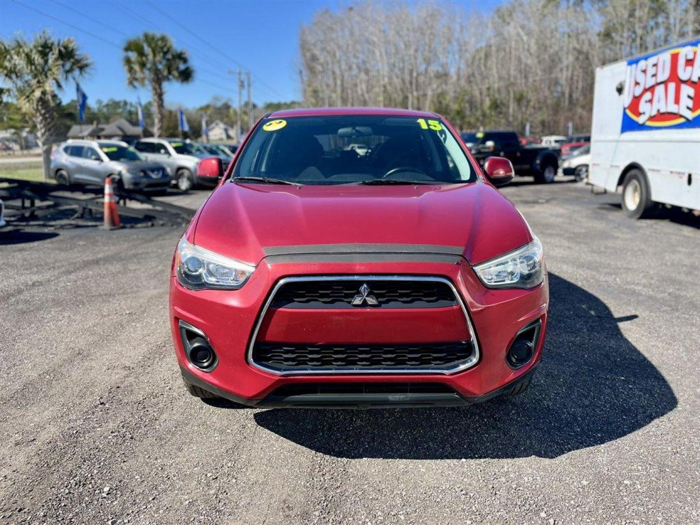 2015 Red /Black Mitsubishi Outlander Sport (4A4AP3AU8FE) with an 2.0l I-4 MPI Dohc 2.0l engine, Automatic transmission, located at 745 East Steele Rd., West Columbia, SC, 29170, (803) 755-9148, 33.927212, -81.148483 - Special Internet Price! 2015 Mitsubishi Outlander Sport with AM/FM radio, Cruise control, Manaul air conditioning, Keyless entry, Cloth interior, Powered windows, Powered door locks, Plus more! - Photo#1