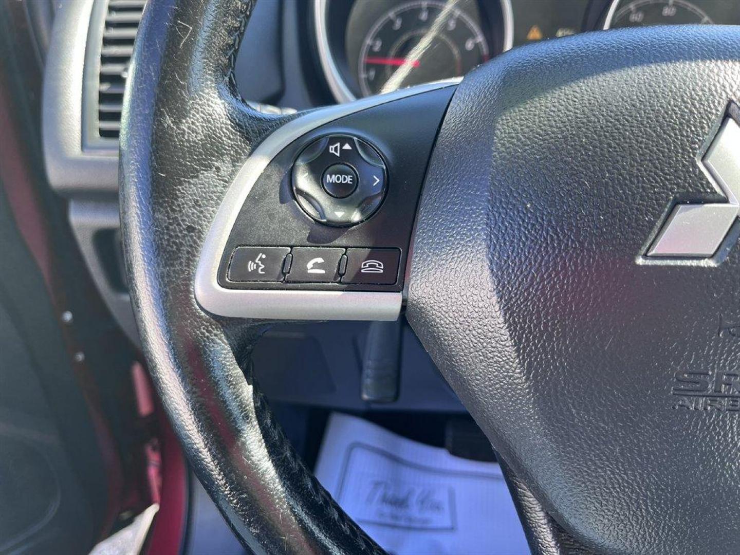 2015 Red /Black Mitsubishi Outlander Sport (4A4AP3AU8FE) with an 2.0l I-4 MPI Dohc 2.0l engine, Automatic transmission, located at 745 East Steele Rd., West Columbia, SC, 29170, (803) 755-9148, 33.927212, -81.148483 - Special Internet Price! 2015 Mitsubishi Outlander Sport with AM/FM radio, Cruise control, Manaul air conditioning, Keyless entry, Cloth interior, Powered windows, Powered door locks, Plus more! - Photo#8