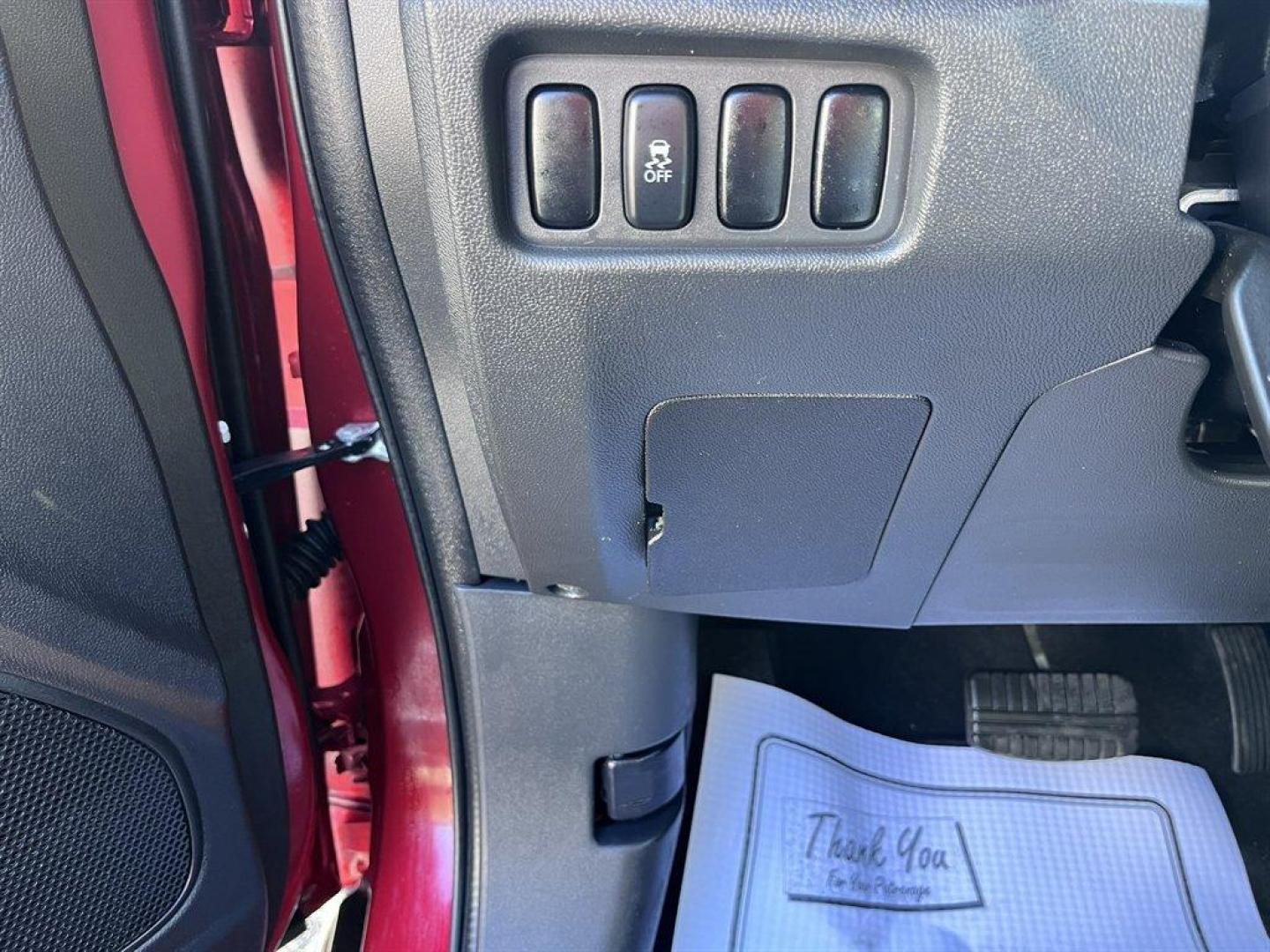 2015 Red /Black Mitsubishi Outlander Sport (4A4AP3AU8FE) with an 2.0l I-4 MPI Dohc 2.0l engine, Automatic transmission, located at 745 East Steele Rd., West Columbia, SC, 29170, (803) 755-9148, 33.927212, -81.148483 - Special Internet Price! 2015 Mitsubishi Outlander Sport with AM/FM radio, Cruise control, Manaul air conditioning, Keyless entry, Cloth interior, Powered windows, Powered door locks, Plus more! - Photo#18