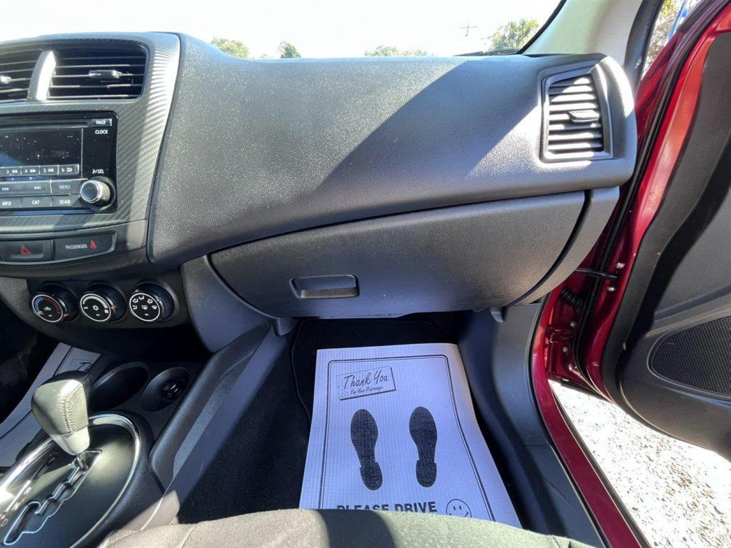 2015 Red /Black Mitsubishi Outlander Sport (4A4AP3AU8FE) with an 2.0l I-4 MPI Dohc 2.0l engine, Automatic transmission, located at 745 East Steele Rd., West Columbia, SC, 29170, (803) 755-9148, 33.927212, -81.148483 - Special Internet Price! 2015 Mitsubishi Outlander Sport with AM/FM radio, Cruise control, Manaul air conditioning, Keyless entry, Cloth interior, Powered windows, Powered door locks, Plus more! - Photo#28